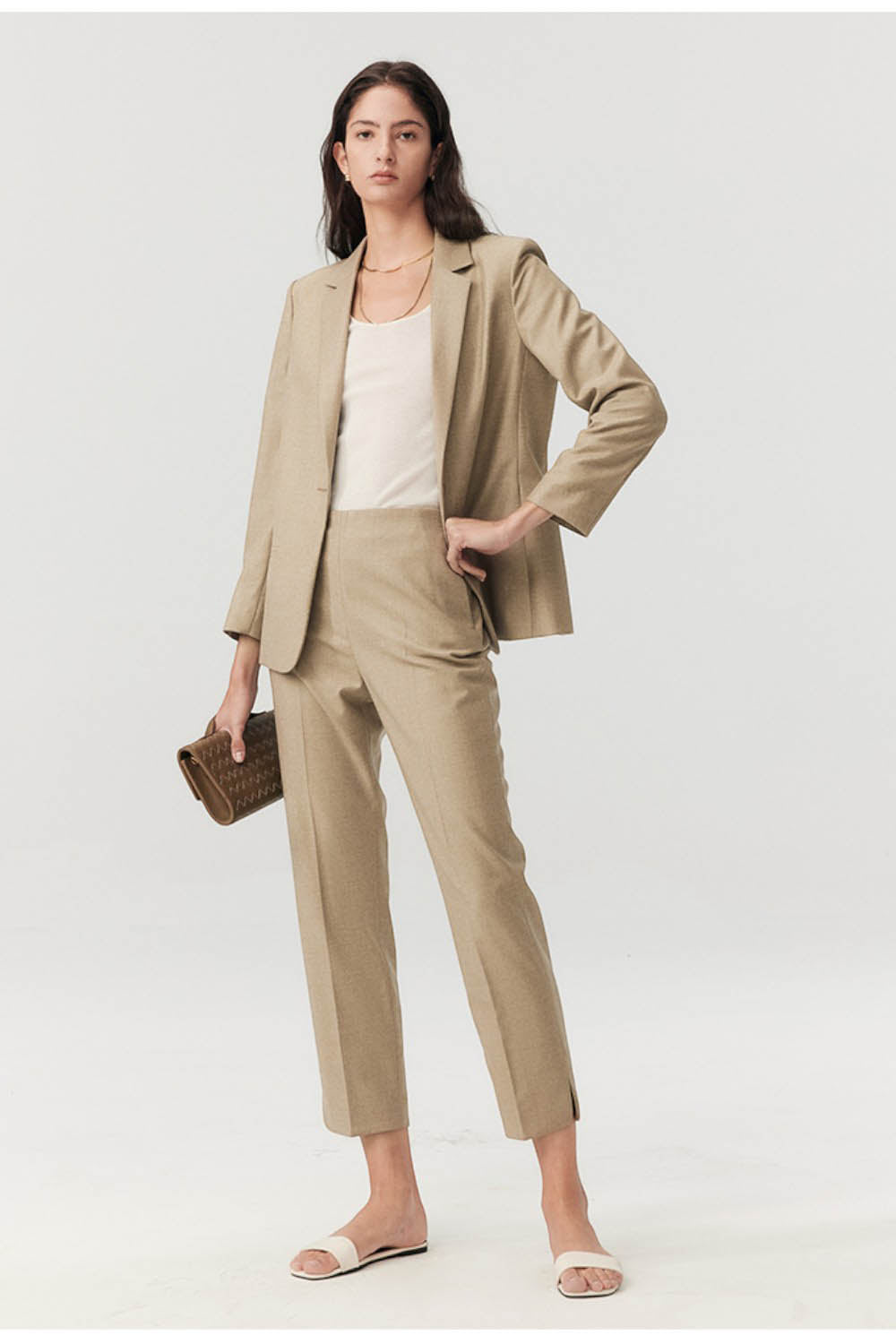 Marius Women's Stretch Flannel Trousers