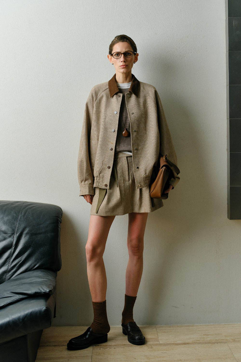 Marius Women's MIU-style Patchwork Collar Jacket