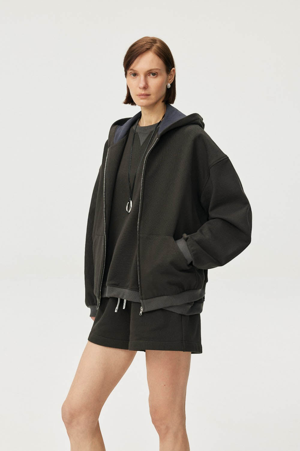 Marius Women's Hooded Cardigan Sweatshirt