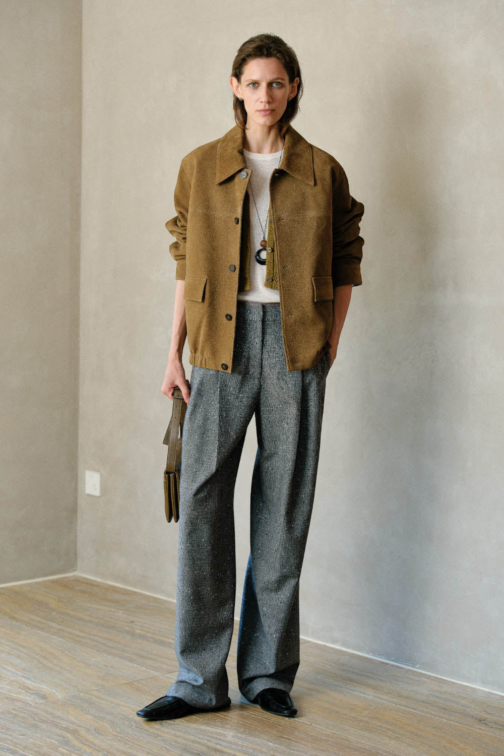 Marius Women's Relaxed-Fit Leather Jacket