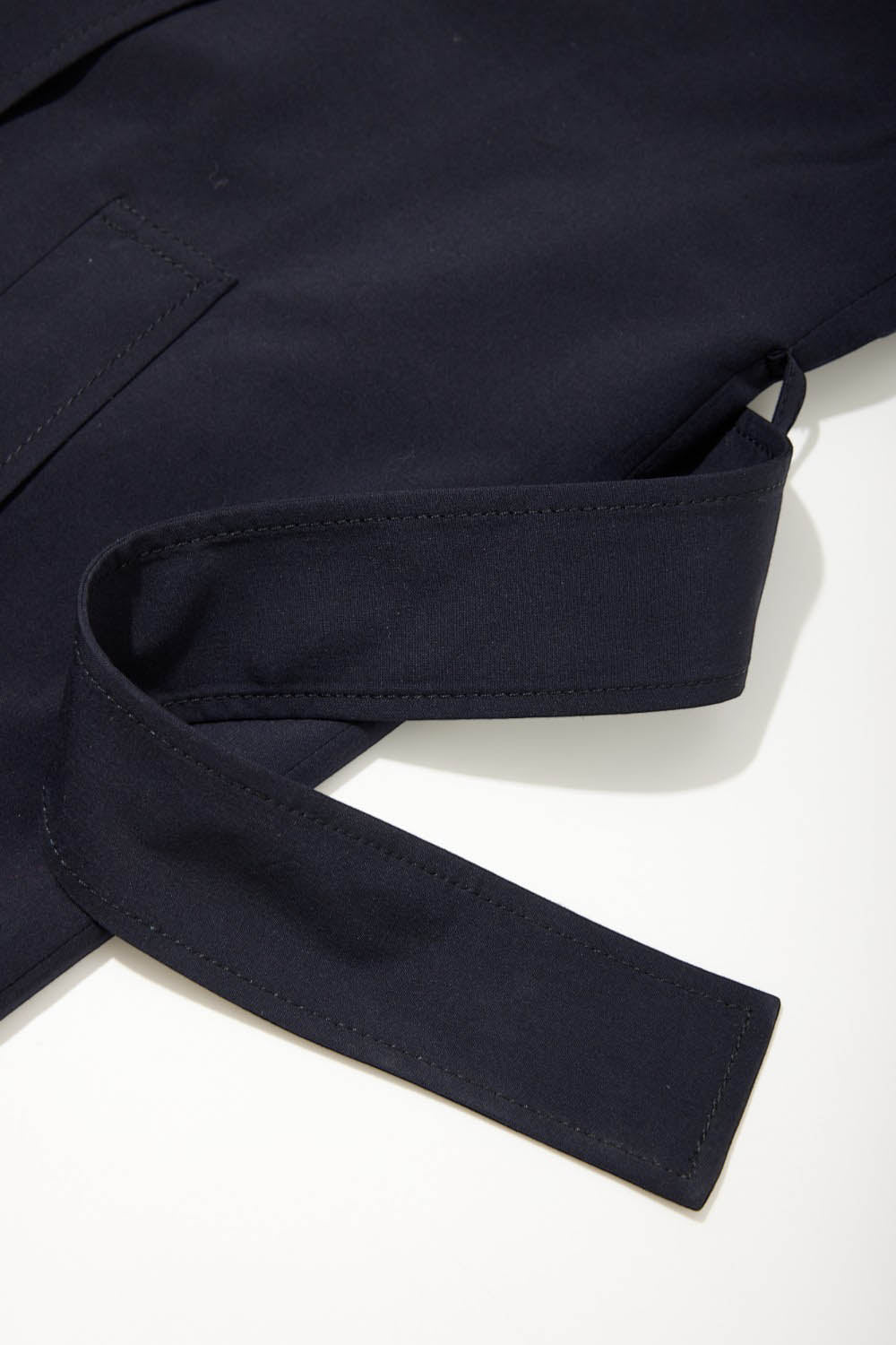 Signature Wool-Mohair Double-Breasted Trench Coat
