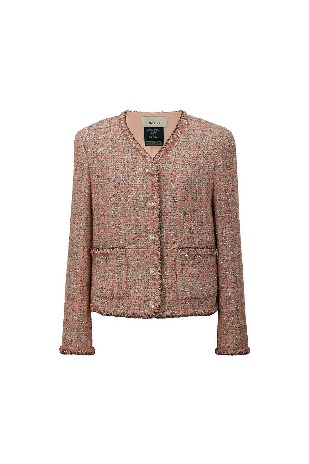 Marius Women's V-Neck Bouclé Jacket