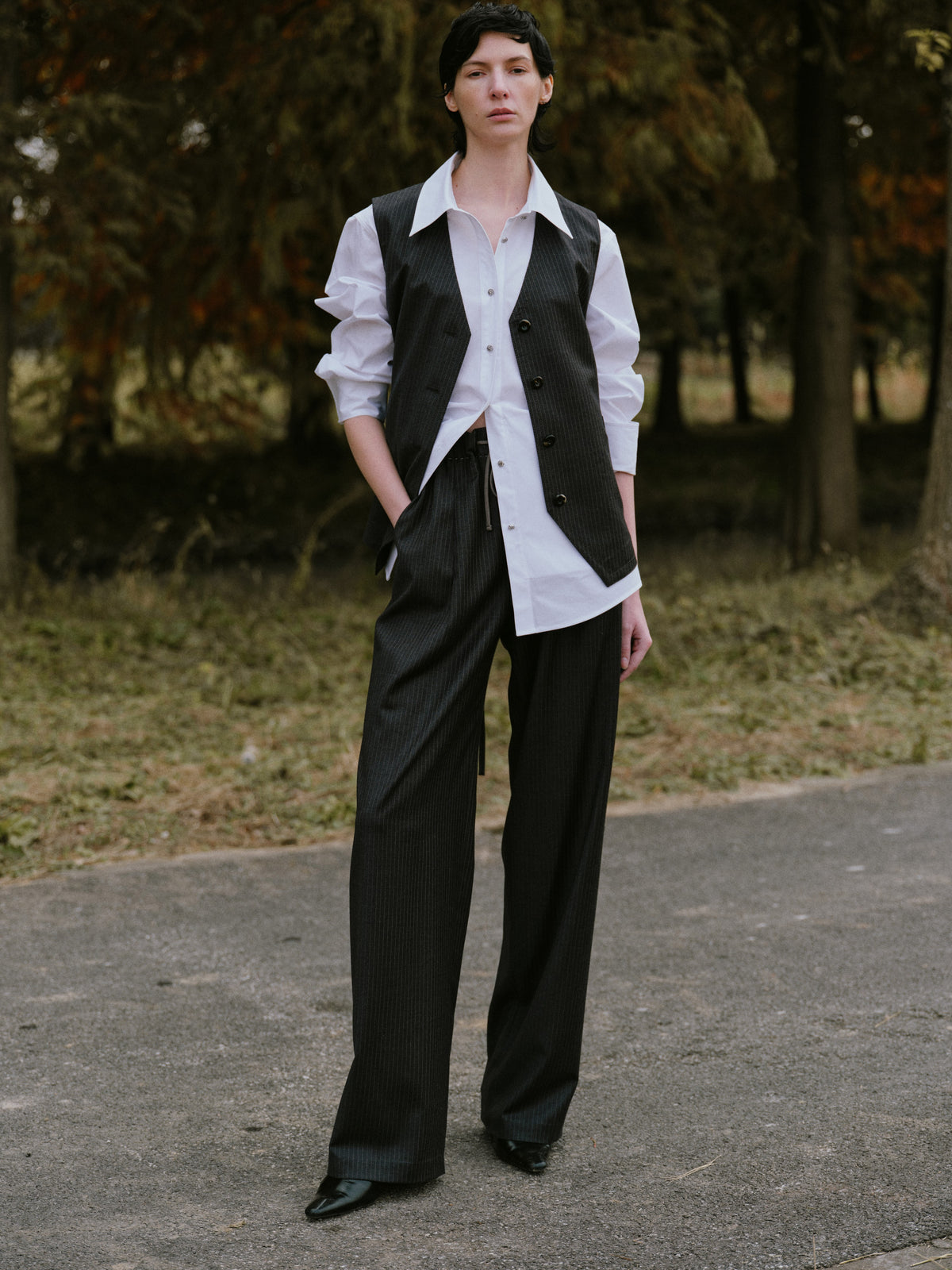 Super 140s Wool Tailored Waistcoat