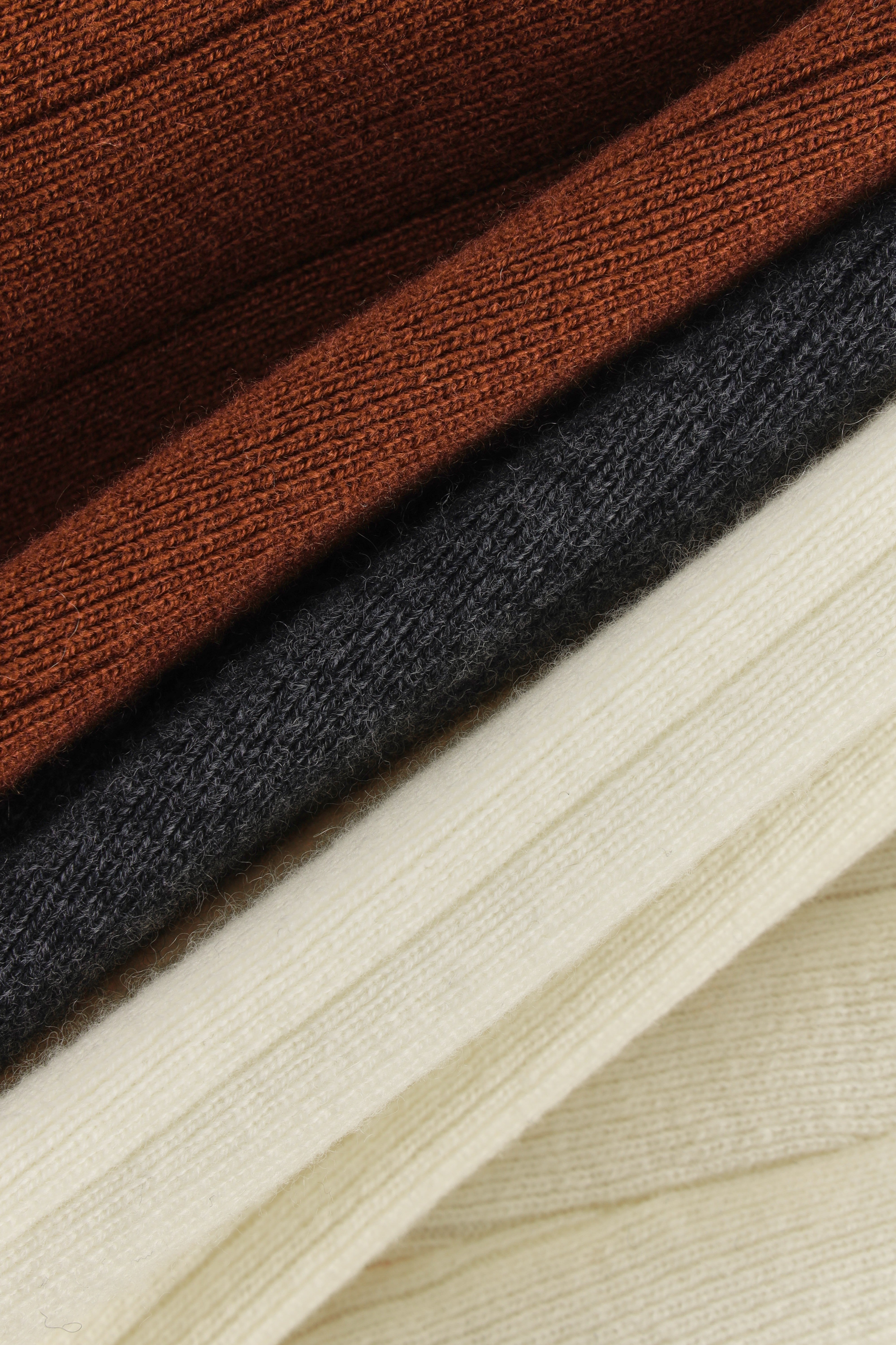 Wool-Cashmere Knit Wide-Leg Pants