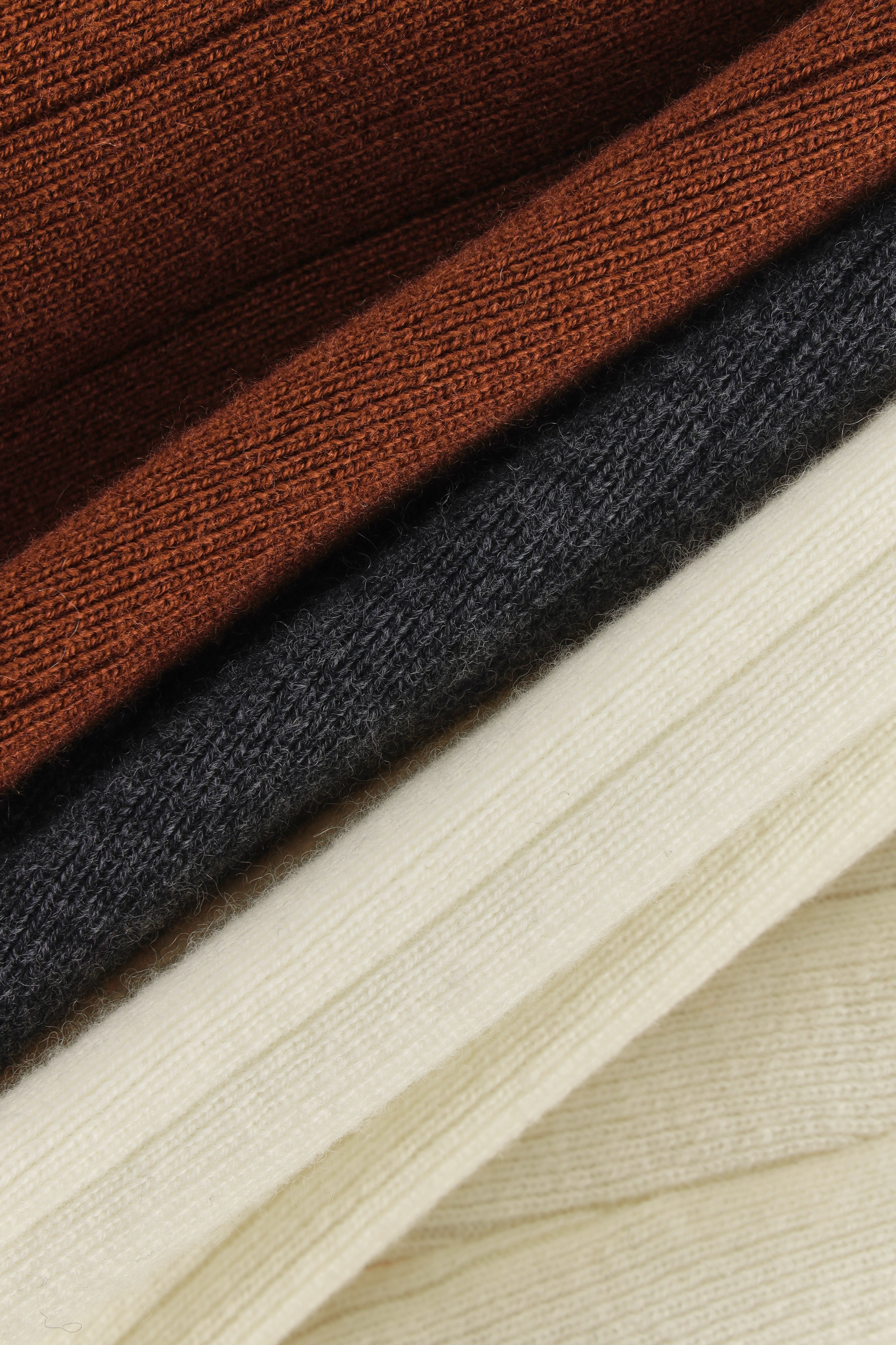 Wool-Cashmere Blend Zip-Up Knit Hoodie