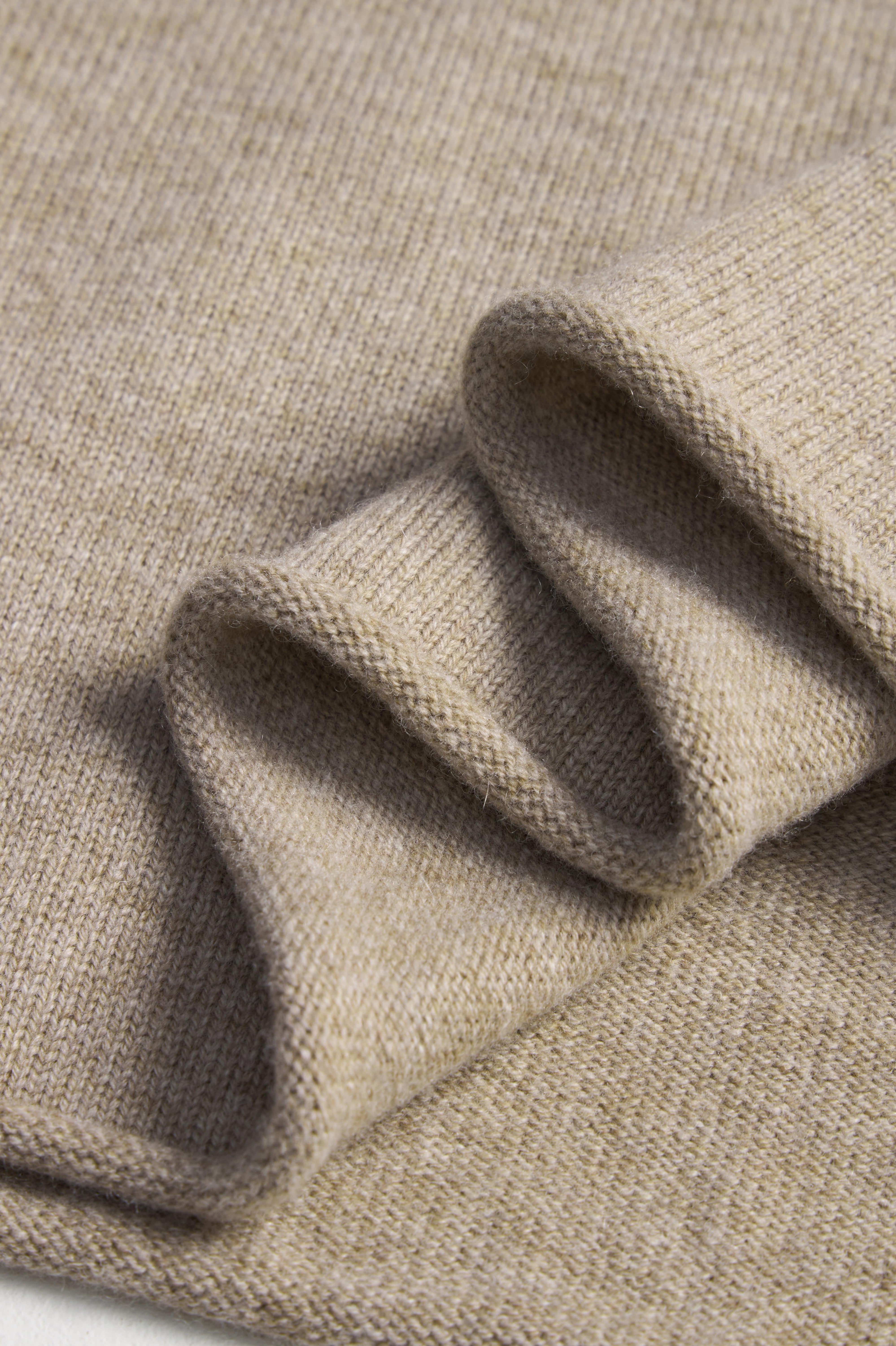 Plush Wool-Cashmere Turtleneck Sweater