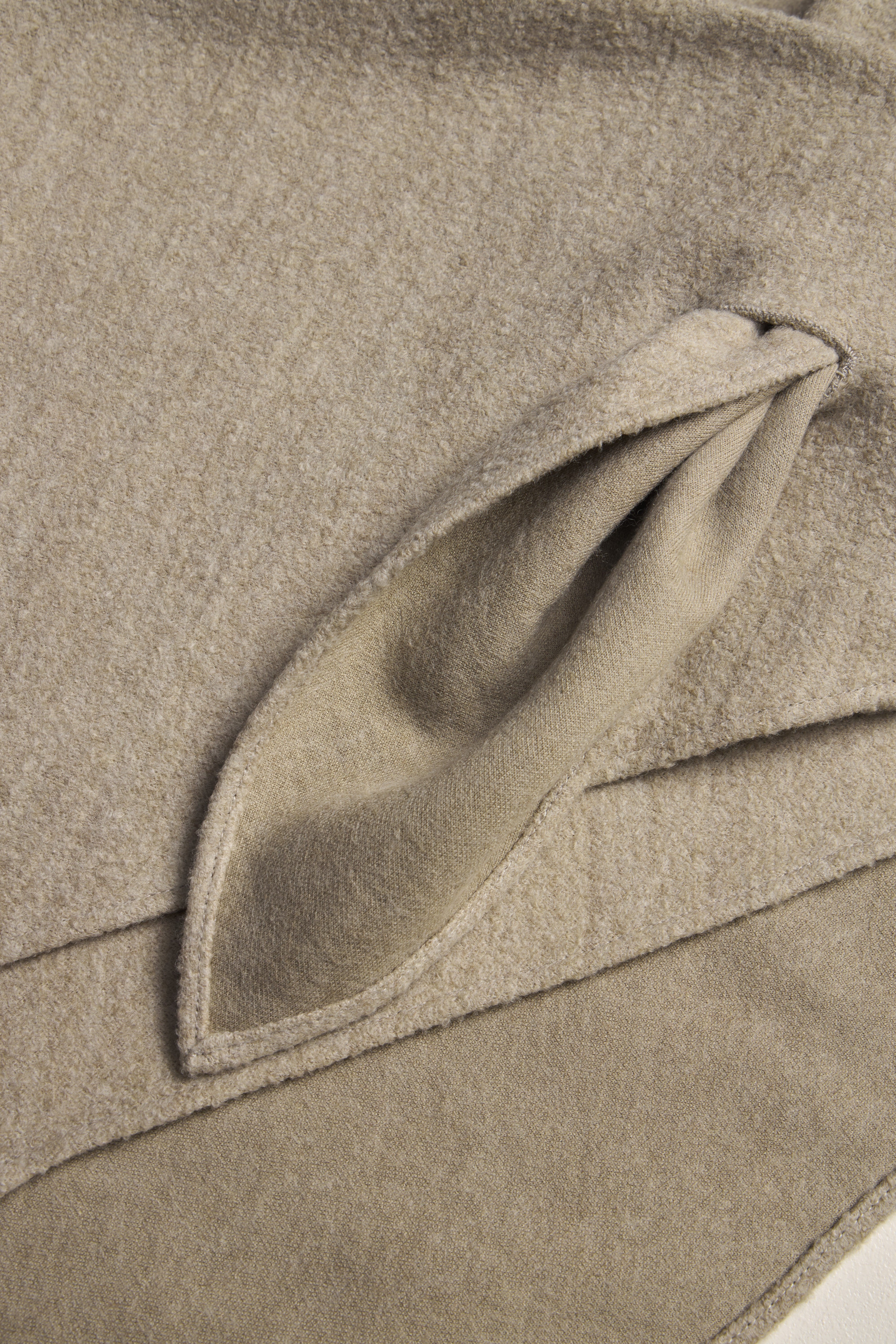 Wool-Blend Triangle Scarf