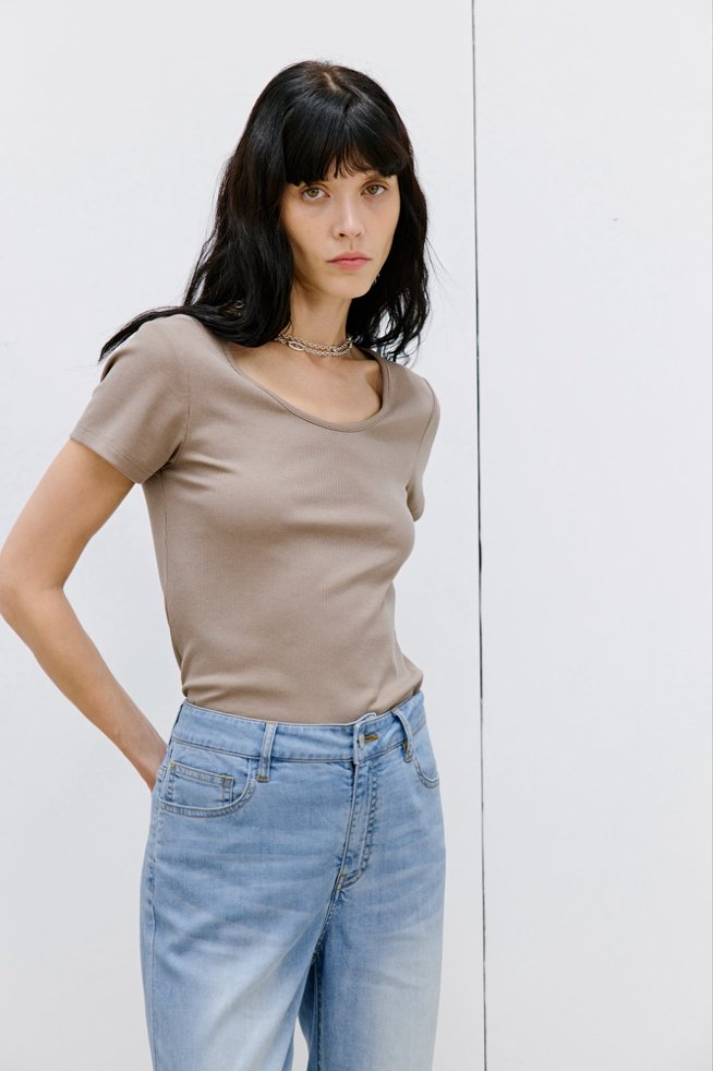 Airy Lyocell Soft Touch T-Shirt Top