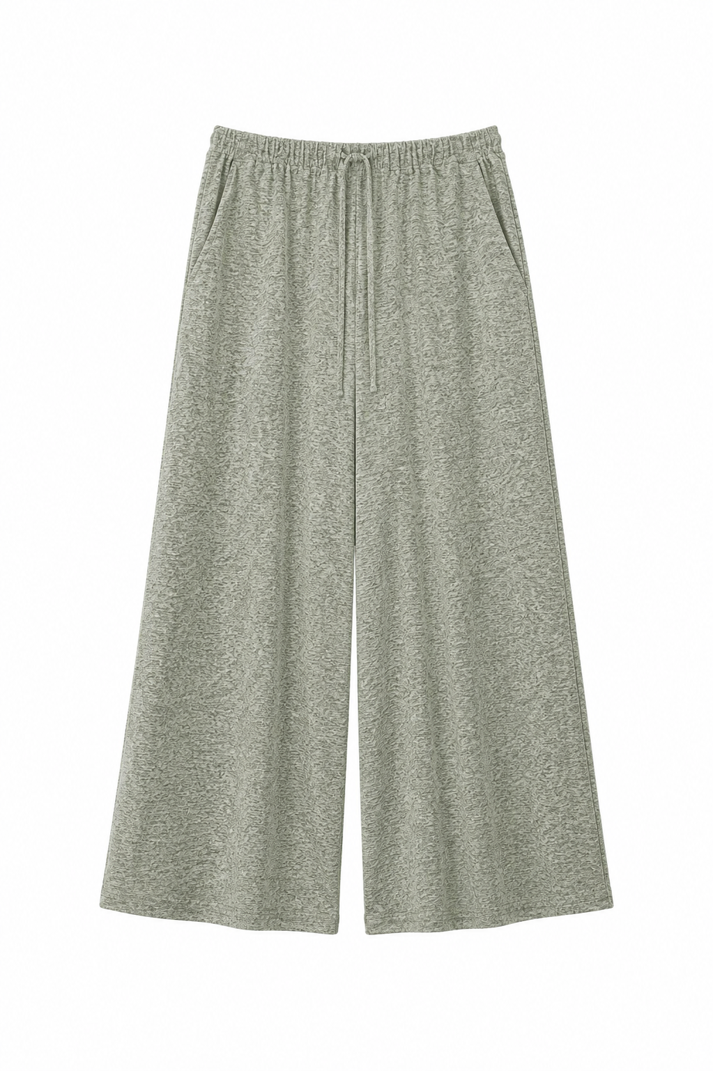 Soft Touch Linen Blend Wide Leg Crop Pants