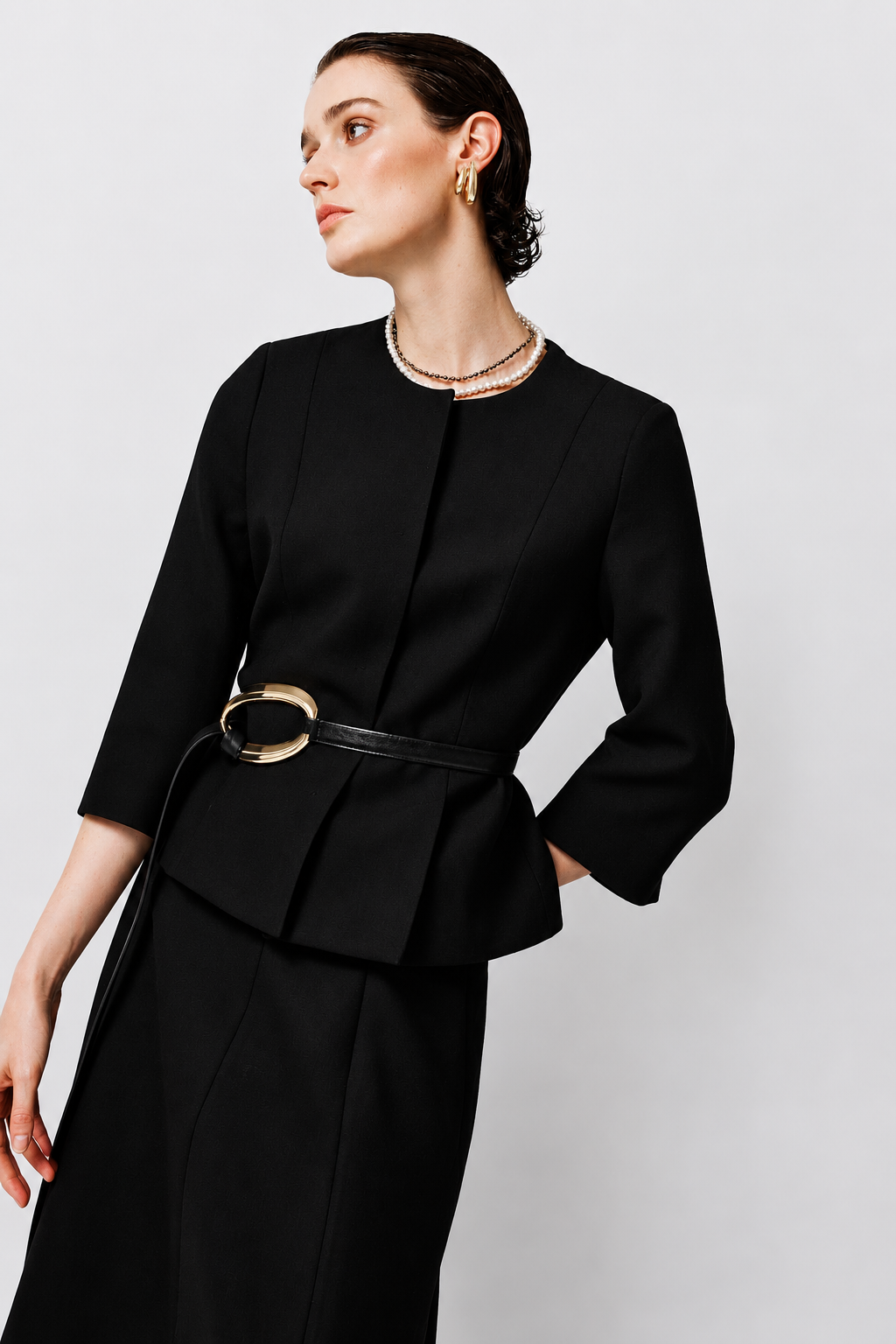 Clean Line Tailored Triacetate Jacket