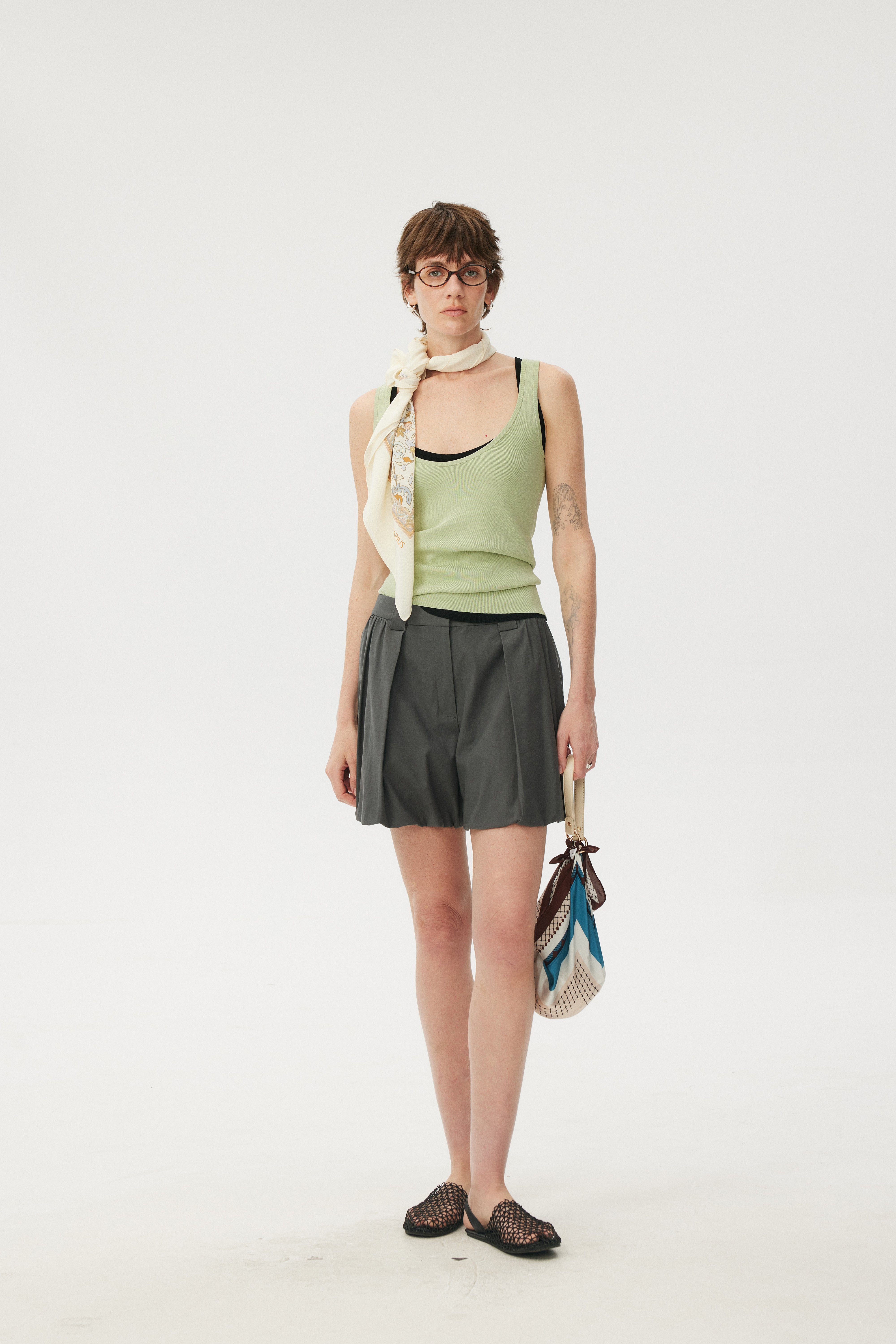Tulip Pleated Shorts