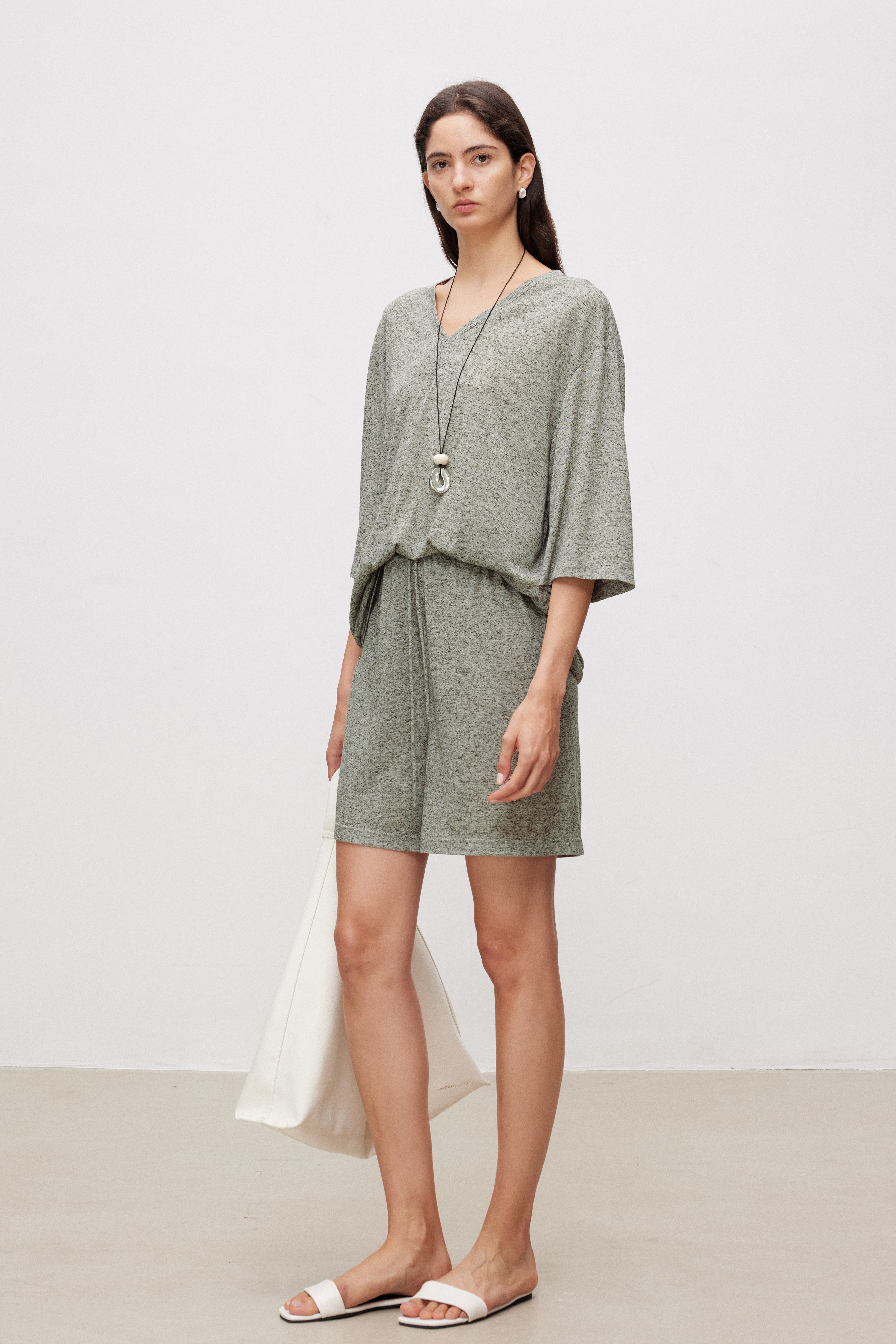 Soft Touch Linen Blend Shorts