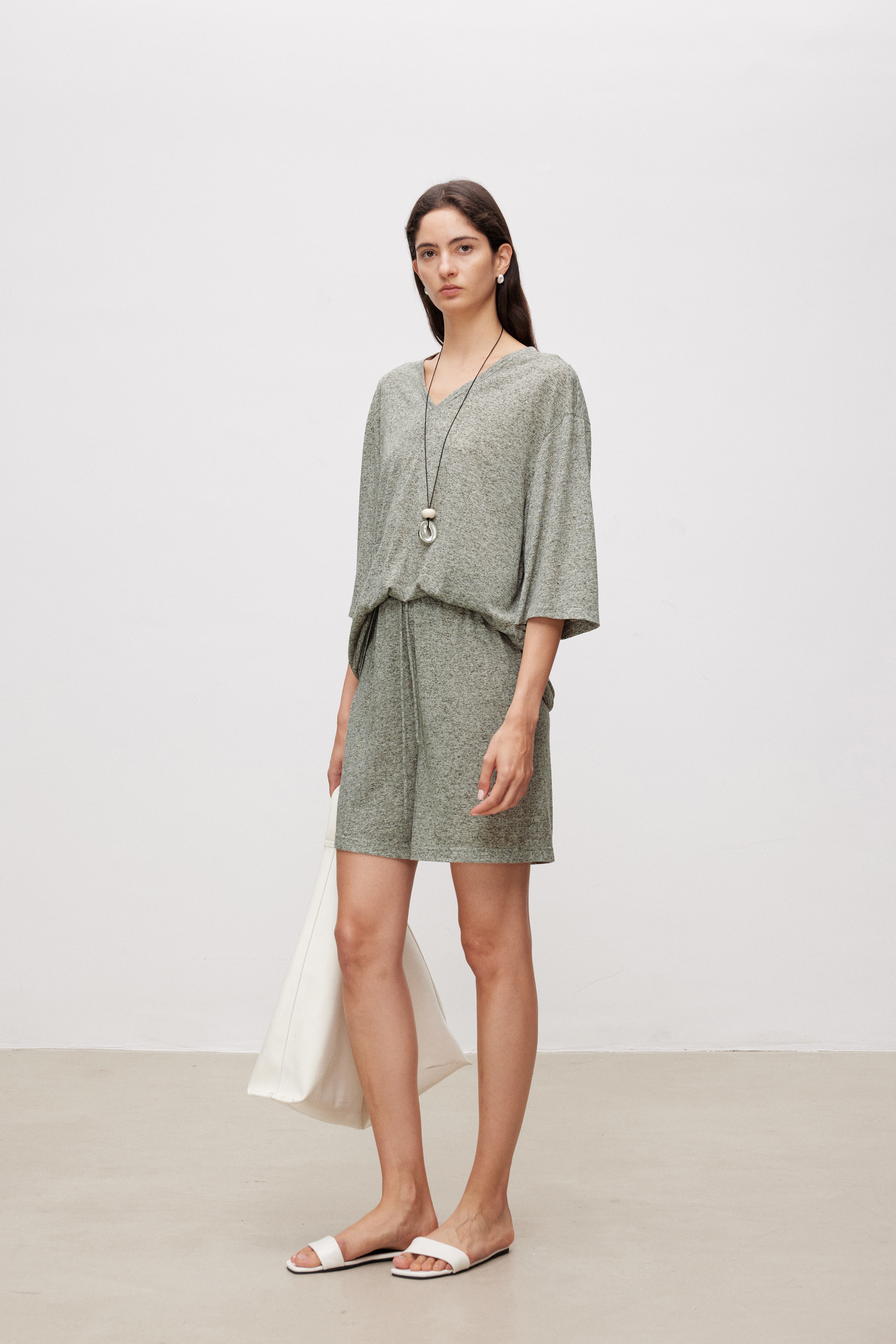 Soft Touch Linen Blend Shorts