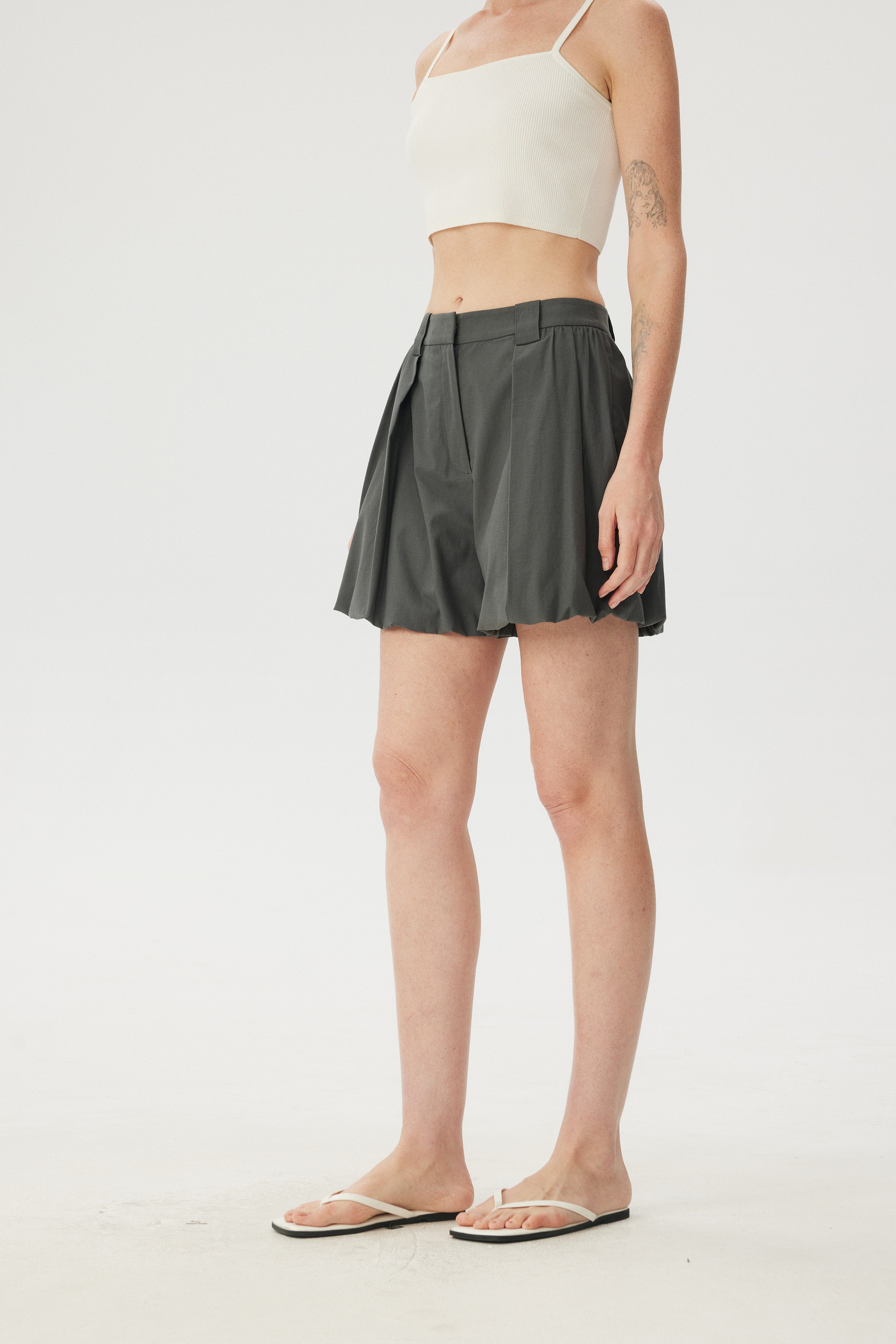 Tulip Pleated Shorts