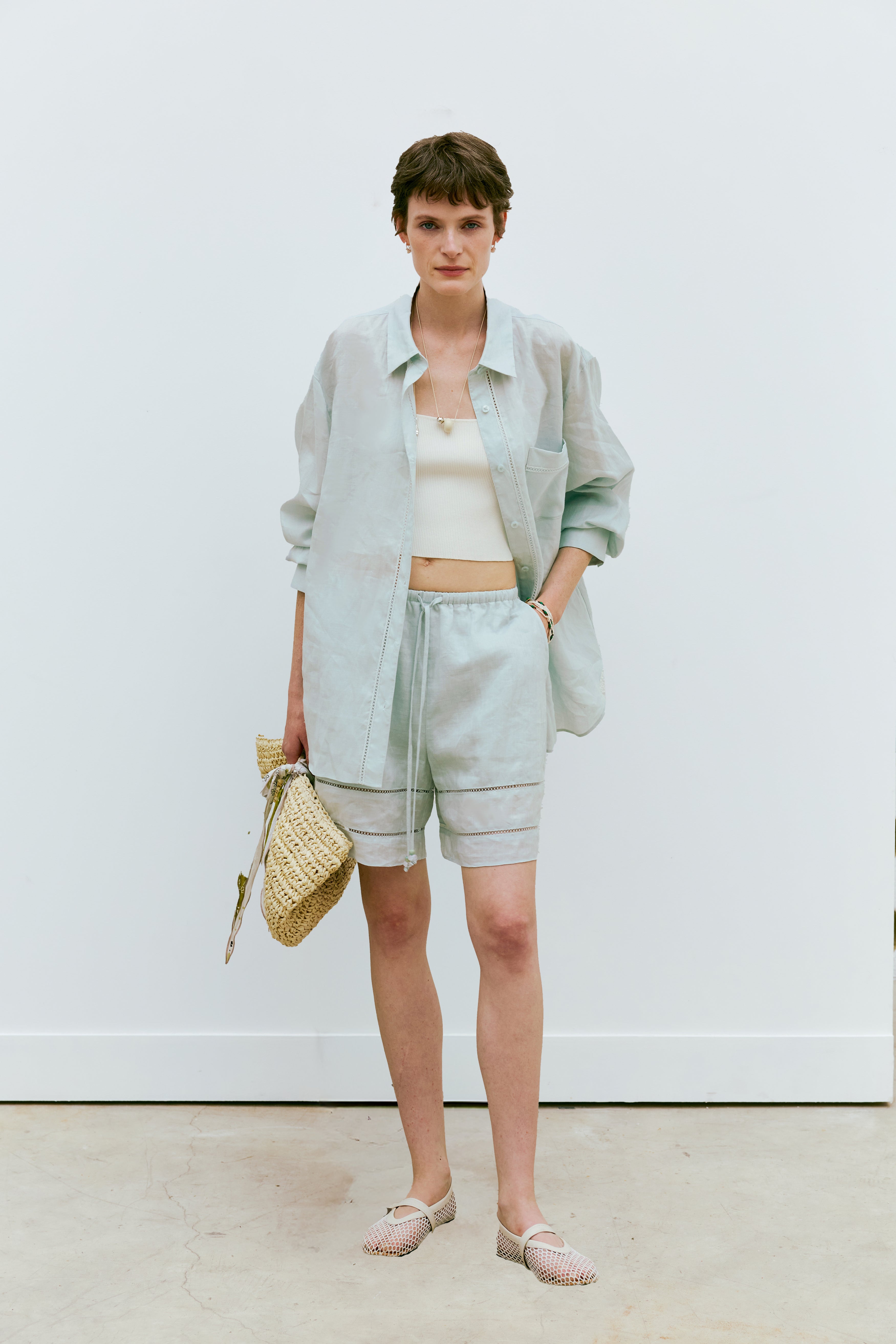 Bohemian Shores Linen Shorts