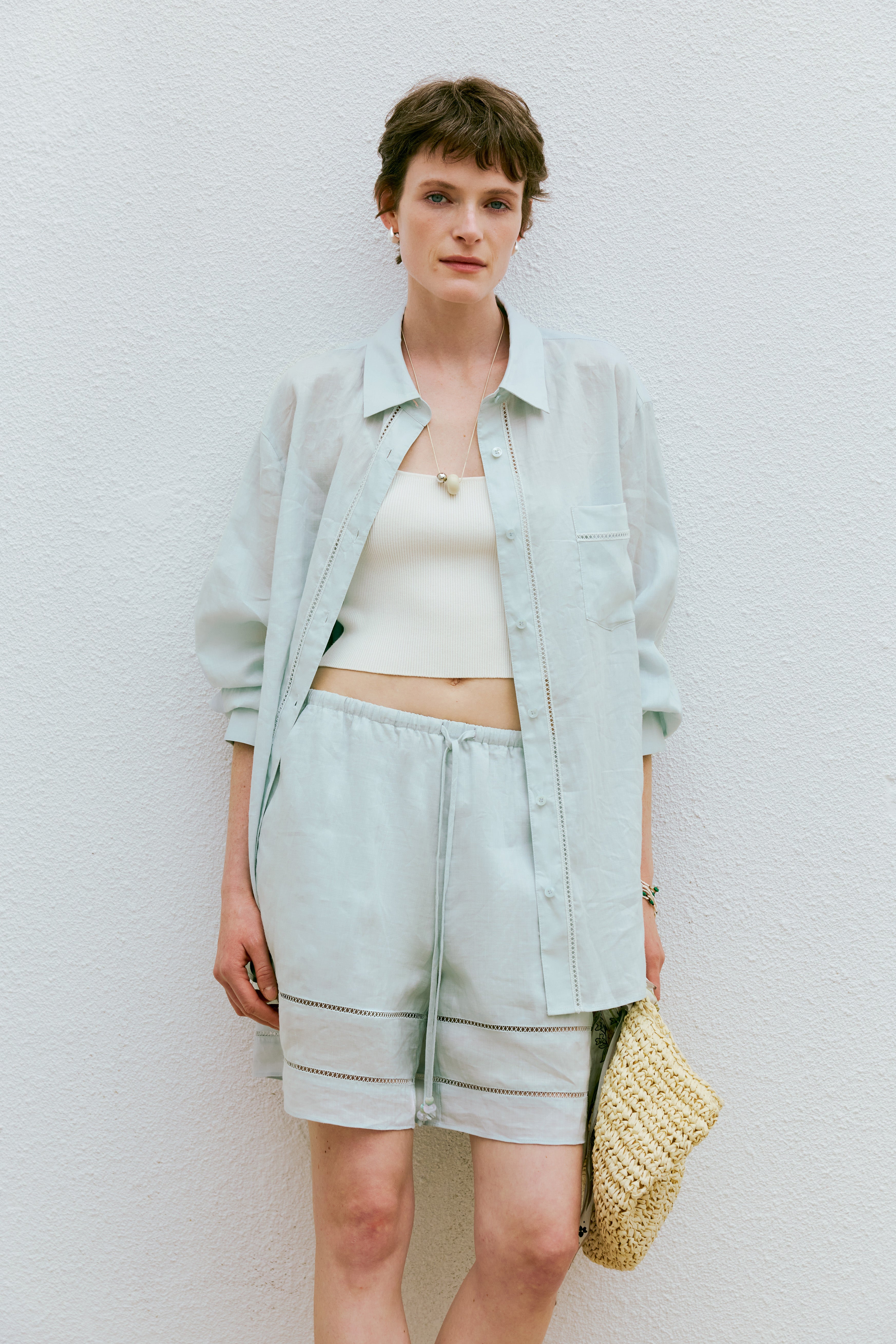 Bohemian Shores Linen Shorts