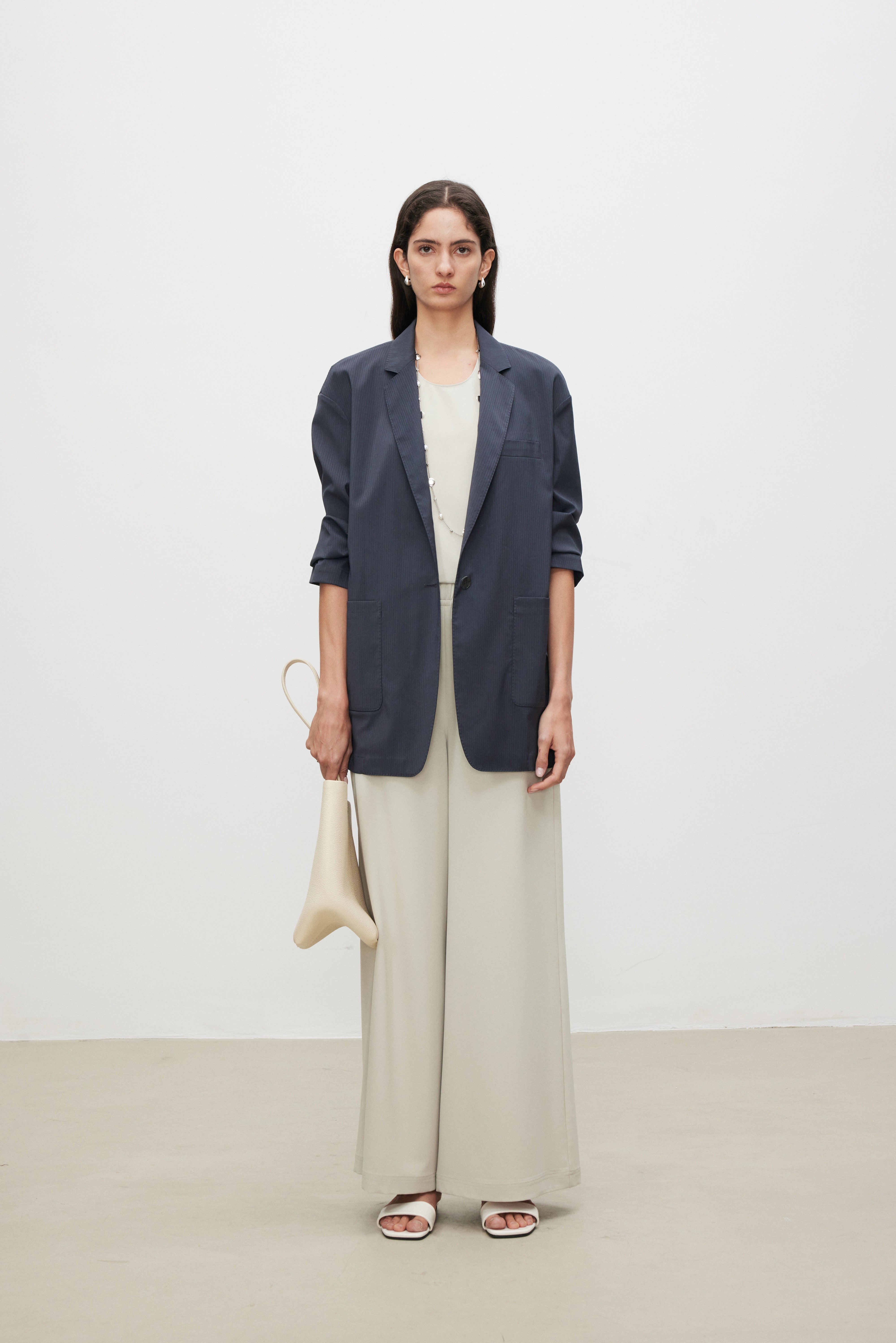 SoftPower Minimalist Wide-Leg Pants