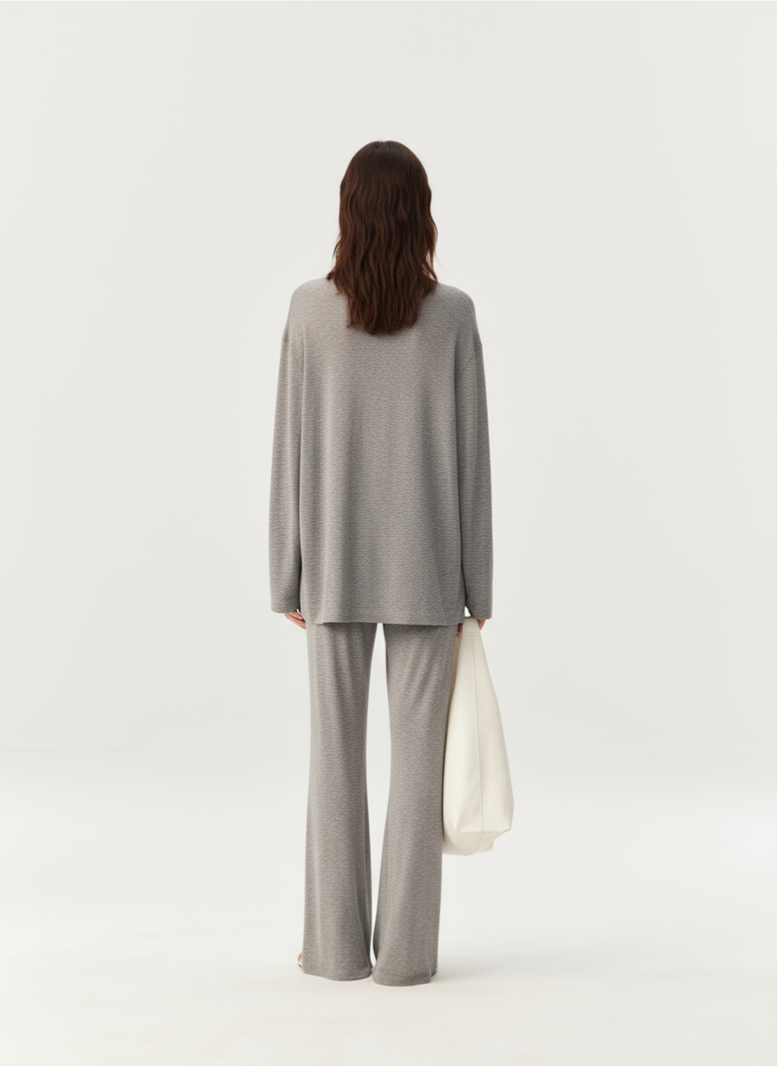 Soft Touch Lyocell Wool Blend Wide Leg Pants