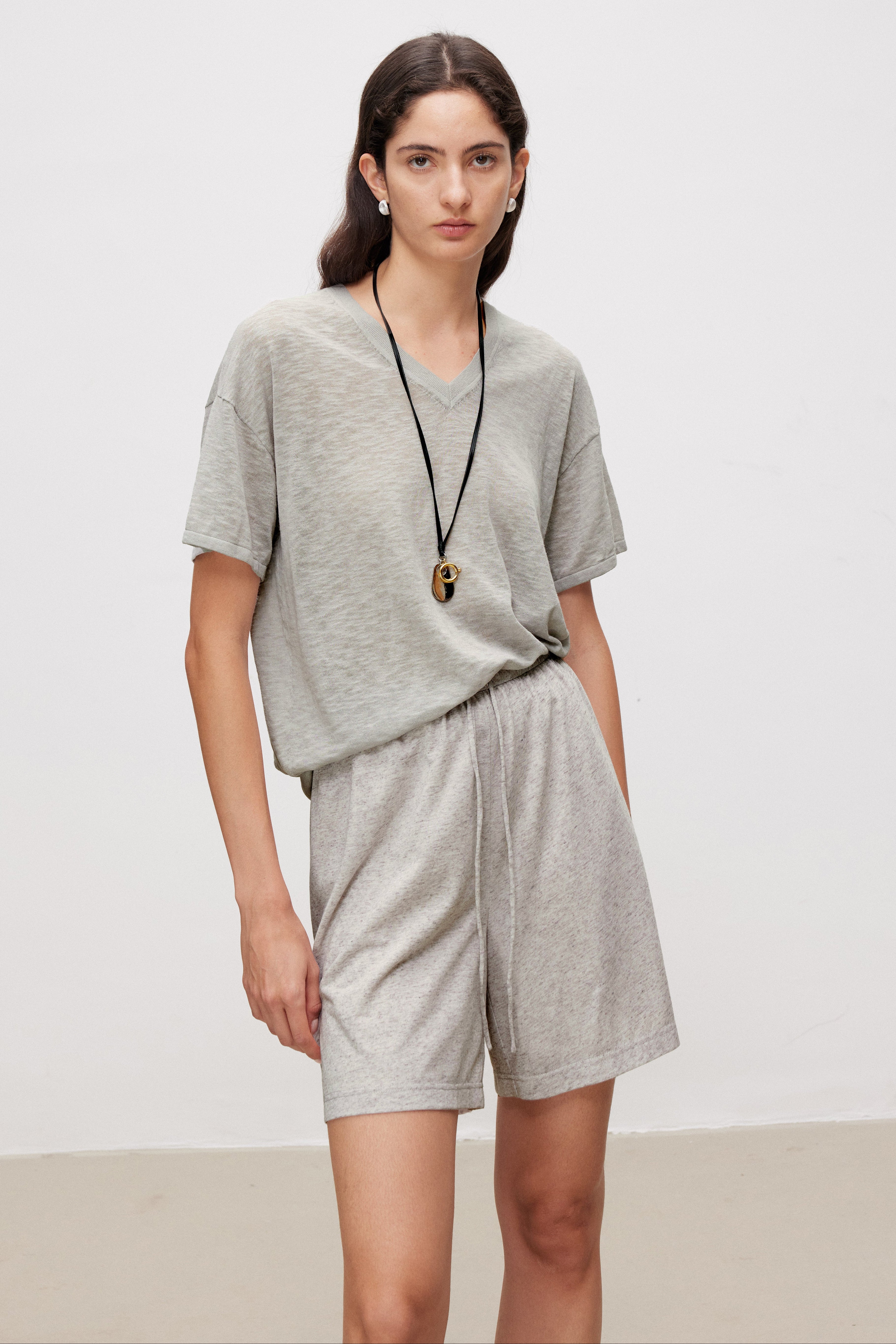 Soft Touch Linen Blend Shorts