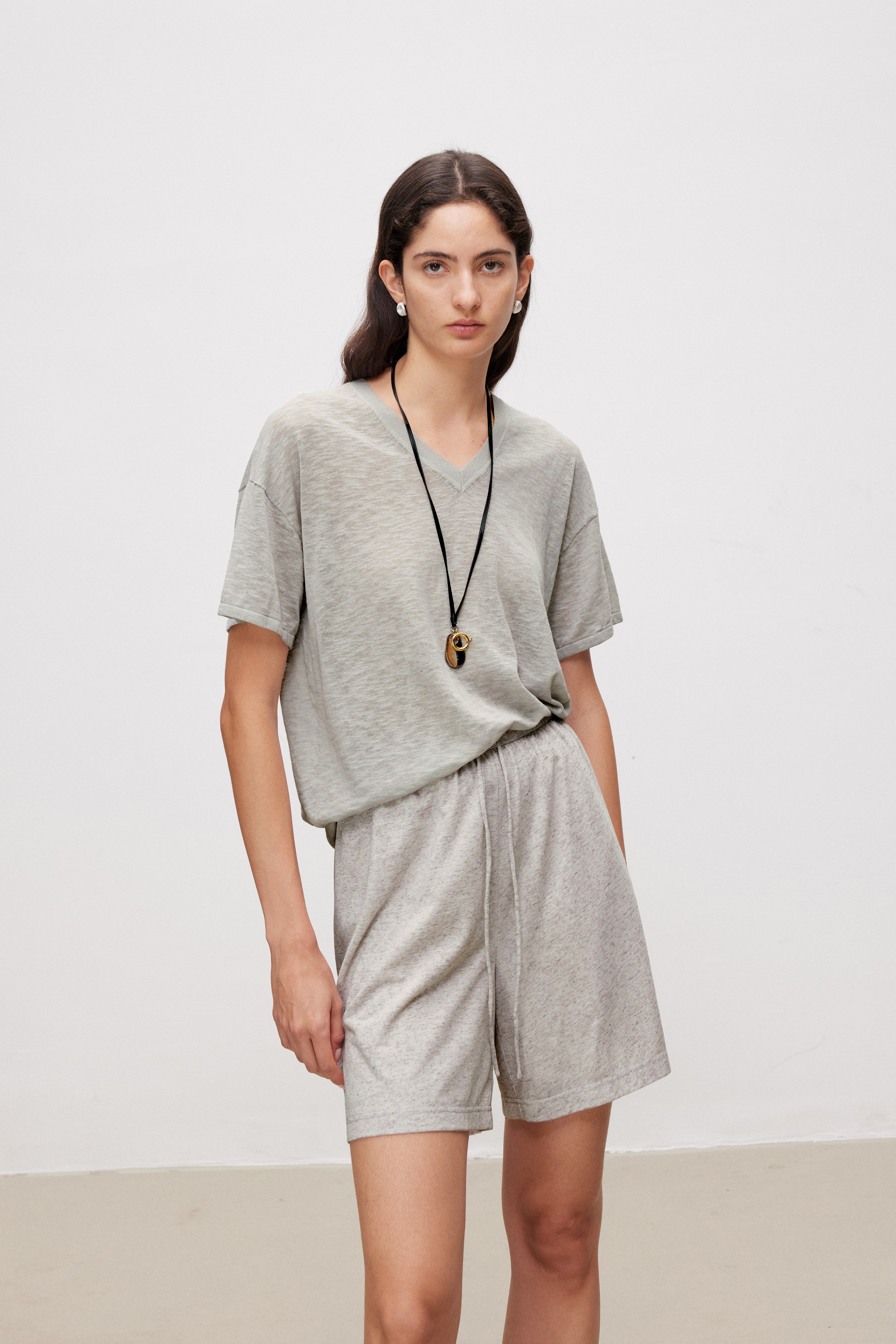 Soft Touch Linen Blend Shorts