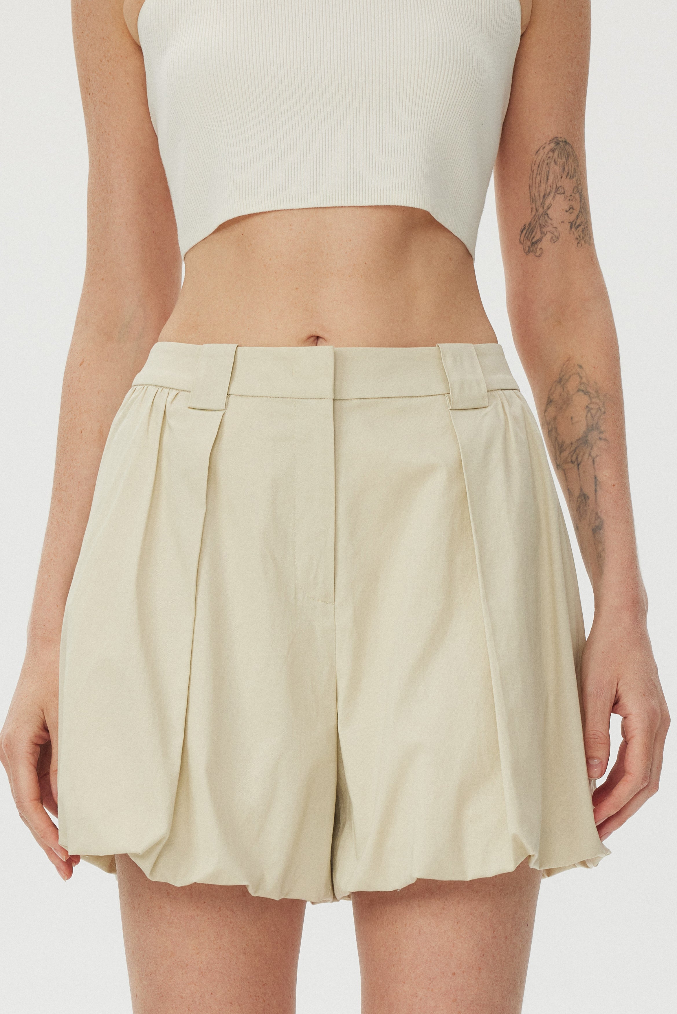 Tulip Pleated Shorts