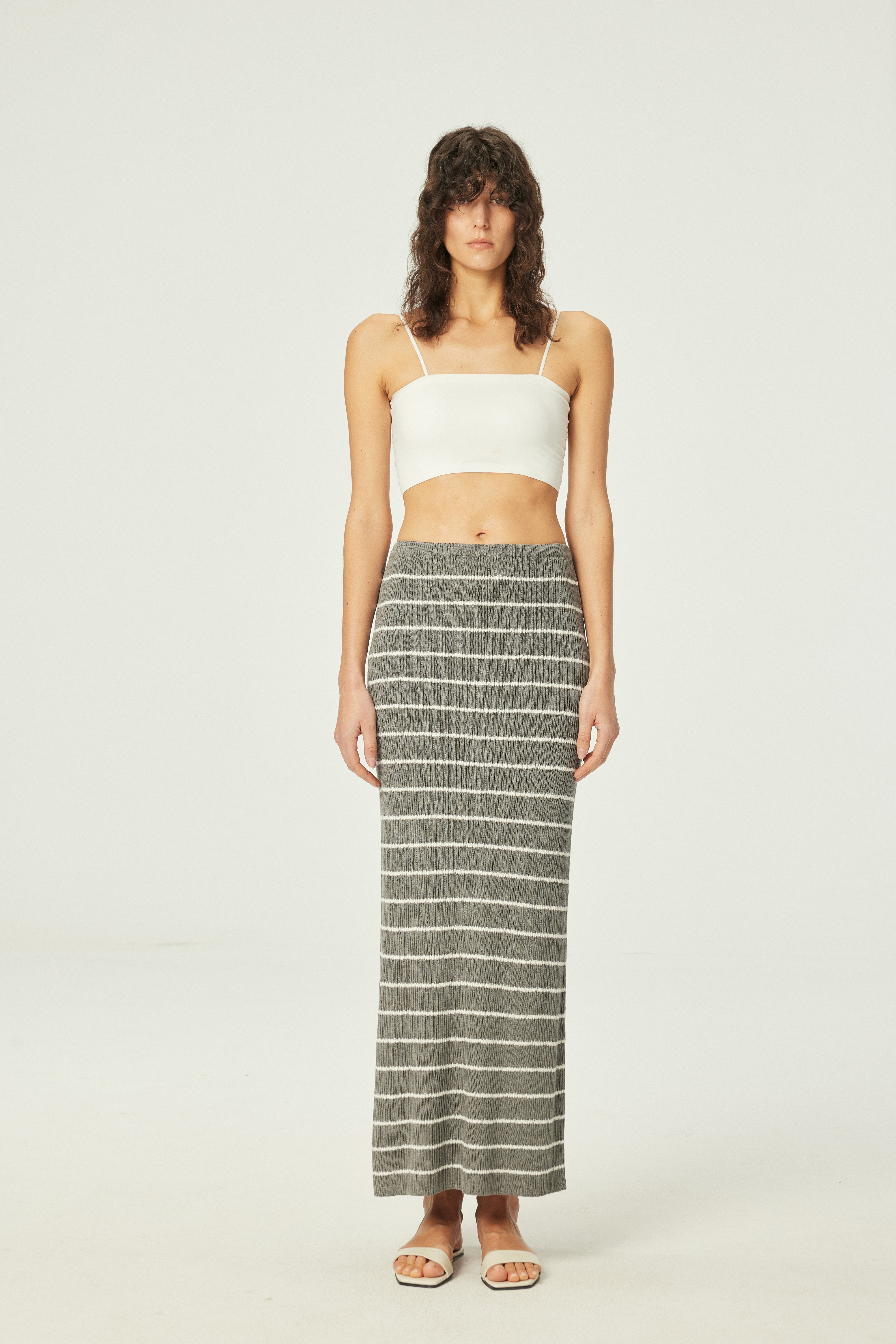 Marius Women's Striped Knit Maxi Skirt
