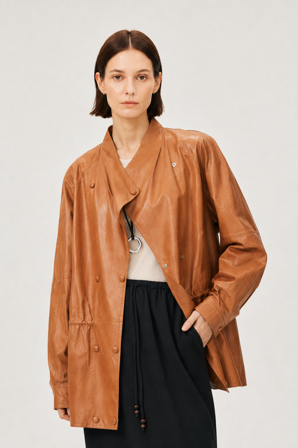 Vegetable-Tanned Featherweight Leather Jacket