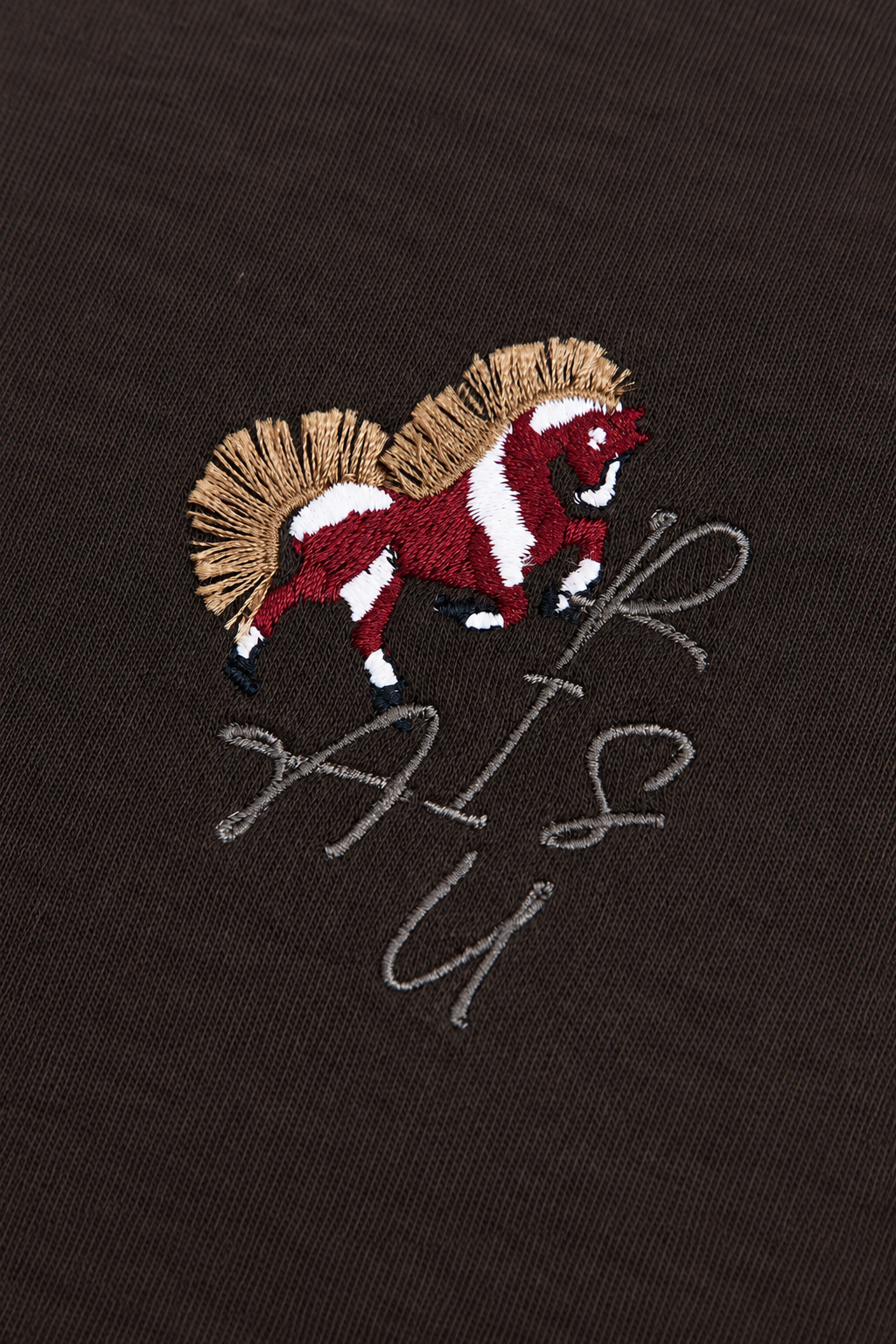 Embroidered Logo Long Sleeve Tee