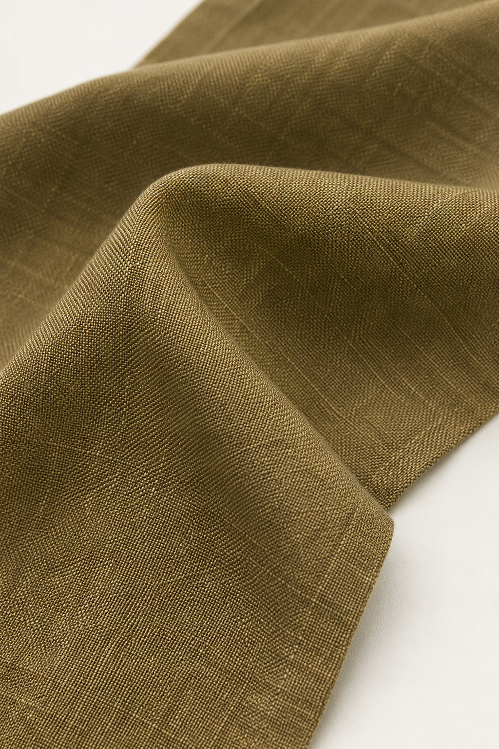 Linen Pleated Wide Pants