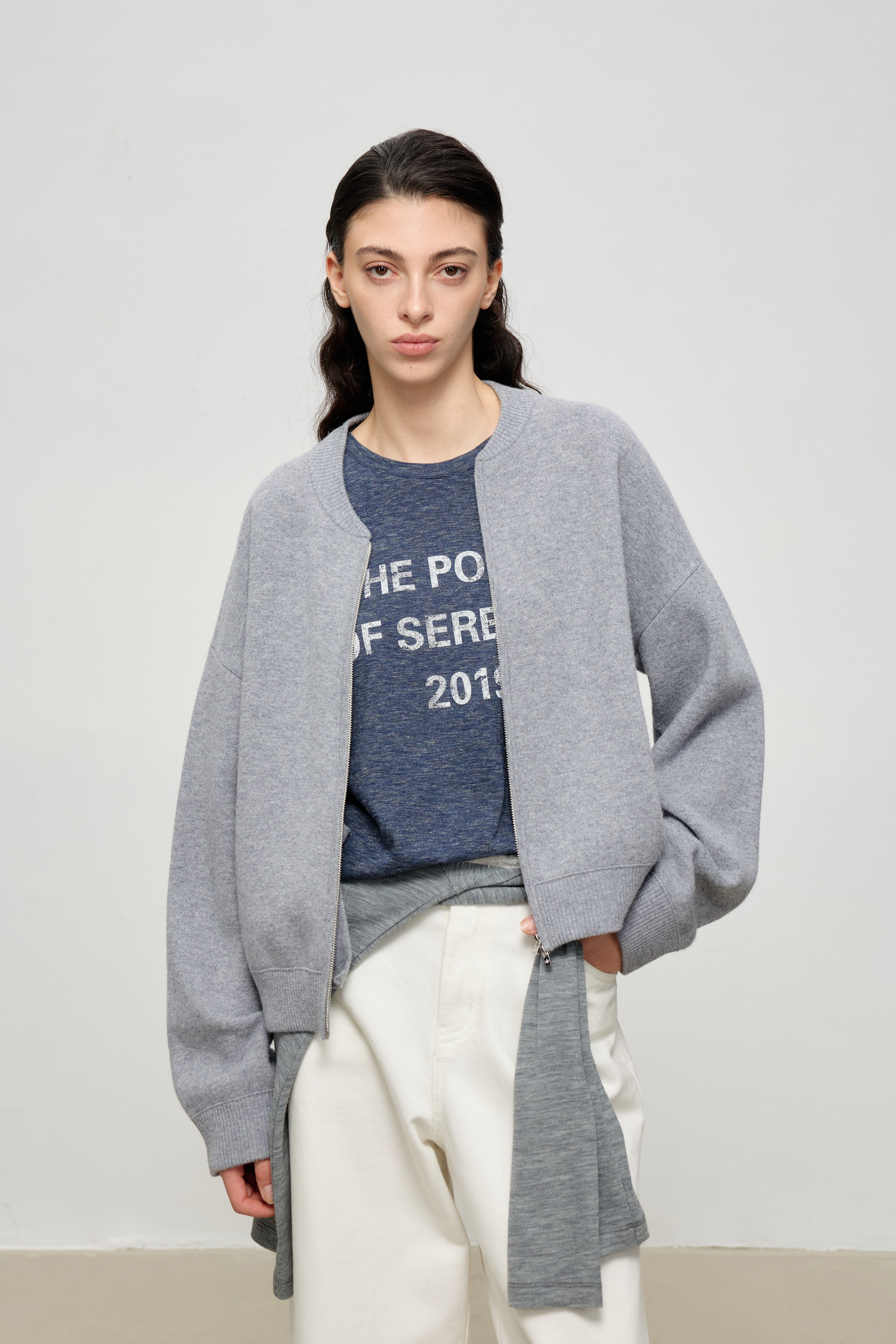 Printed Cotton-Lyocell Half Sleeve Tee