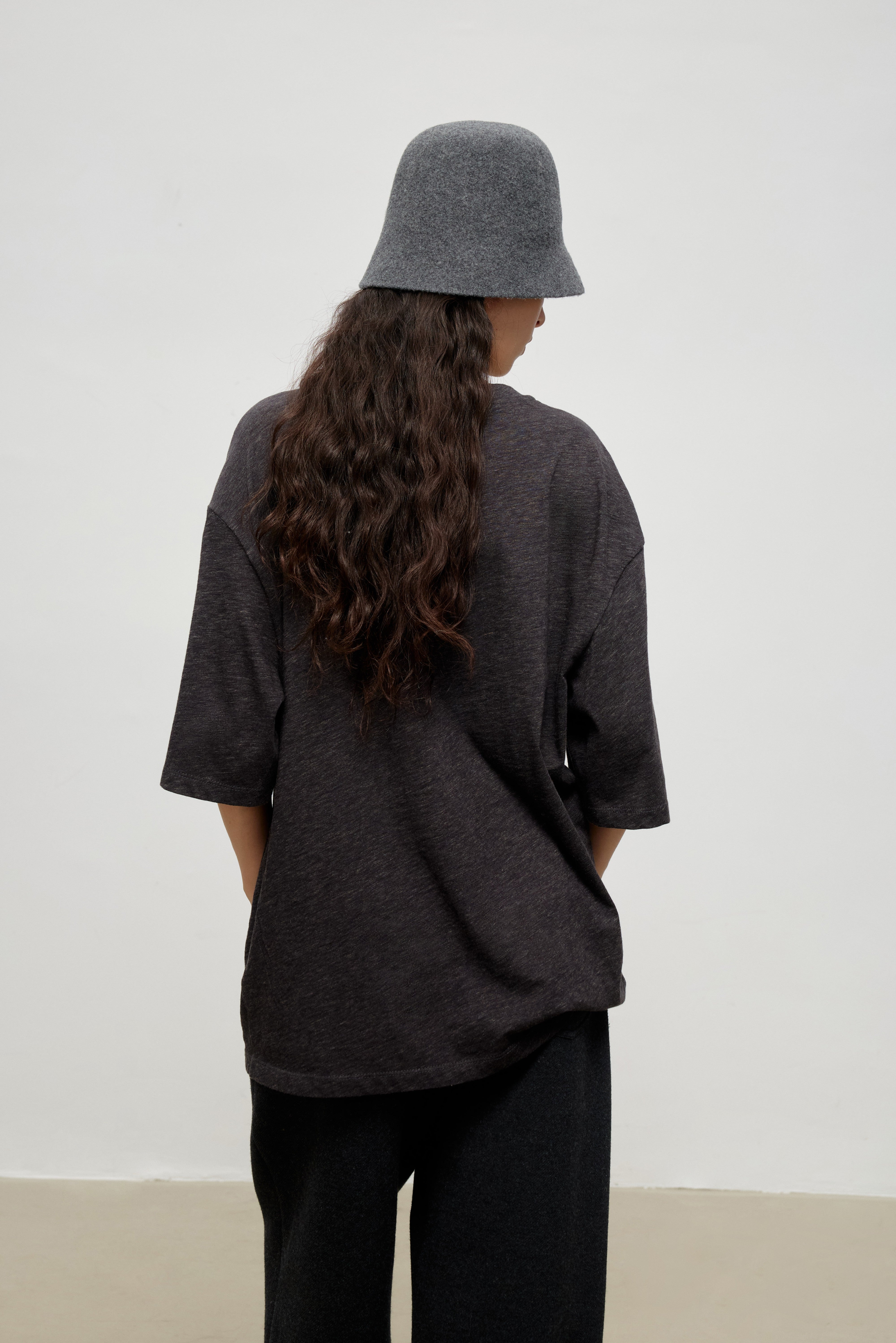 Printed Cotton-Lyocell Half Sleeve Tee