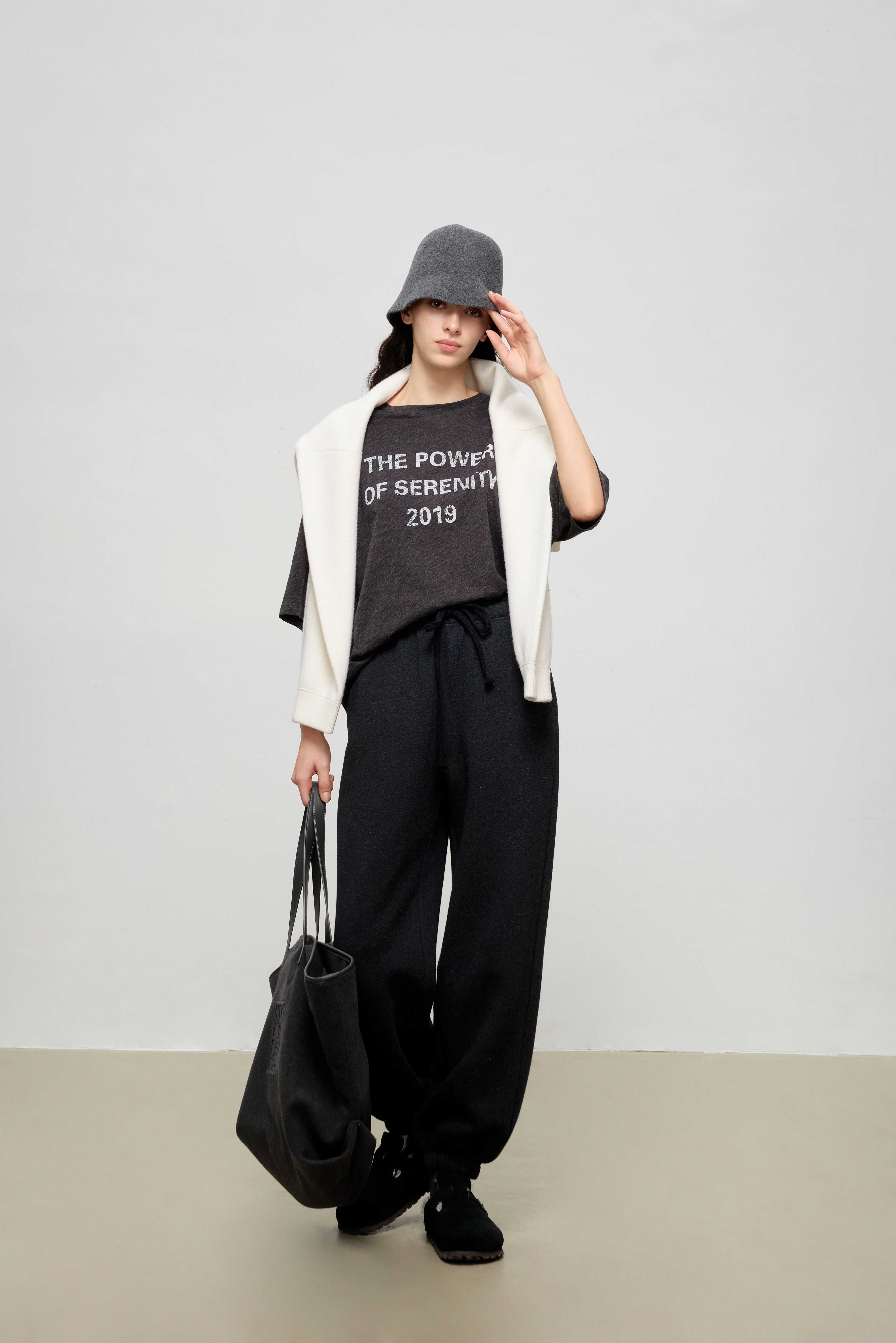 Printed Cotton-Lyocell Half Sleeve Tee