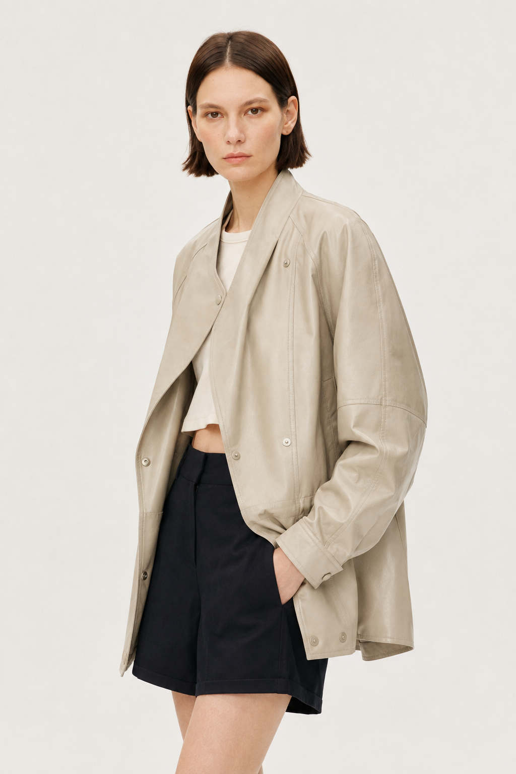 Vegetable-Tanned Featherweight Leather Jacket