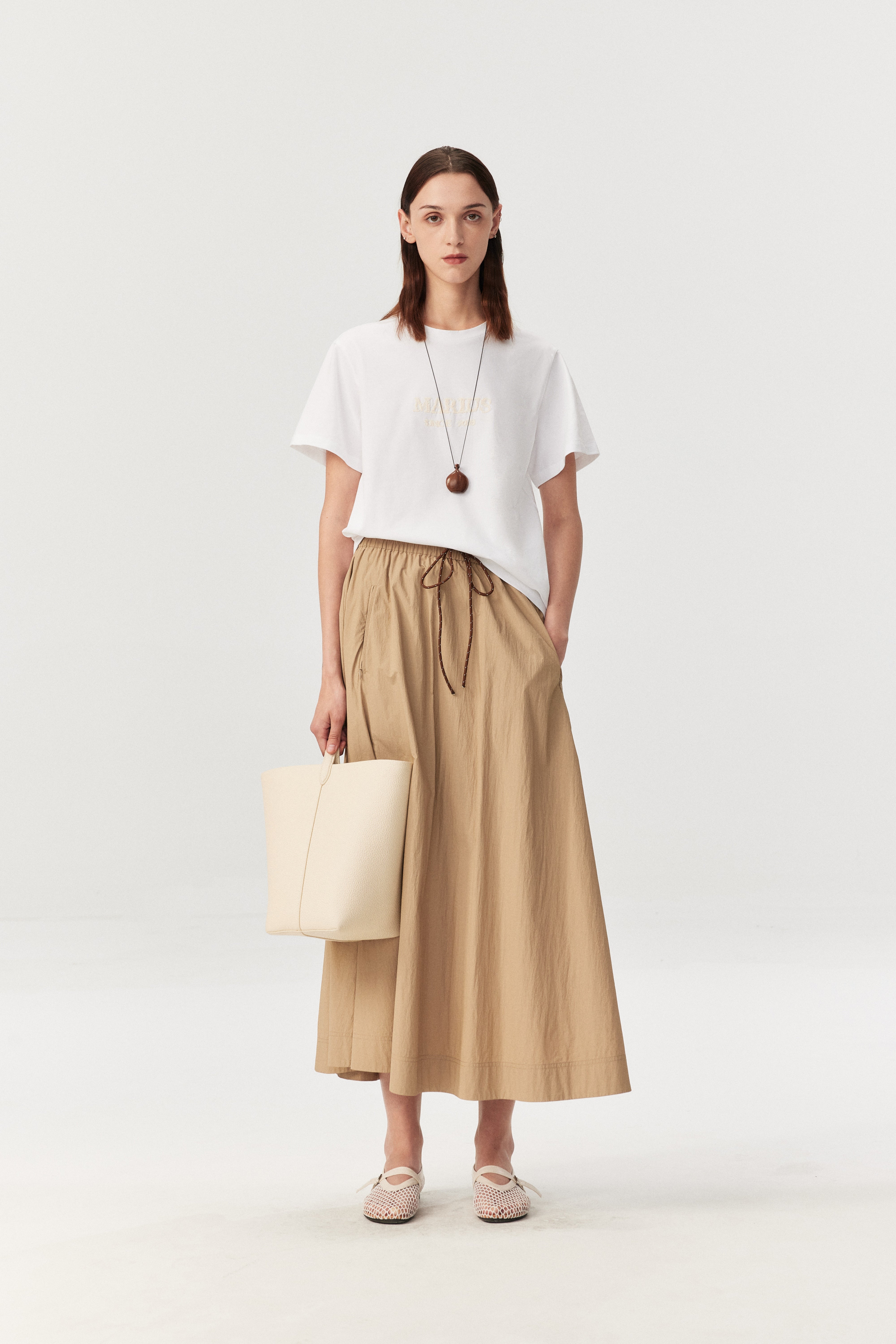 Essential Logo Embroidered Cotton Tee