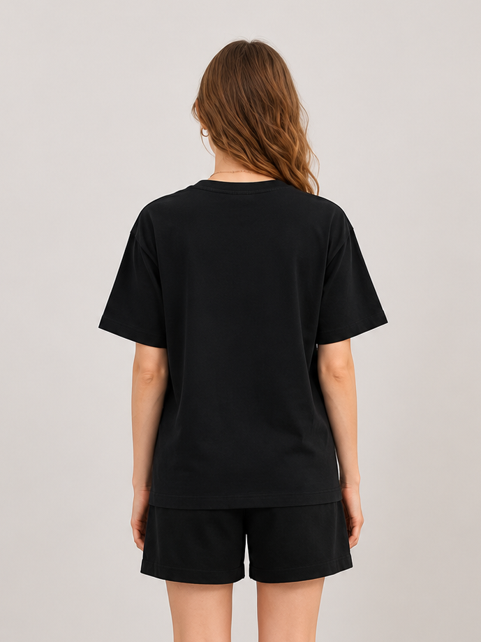 Short Sleeve Logo Swearshirt
