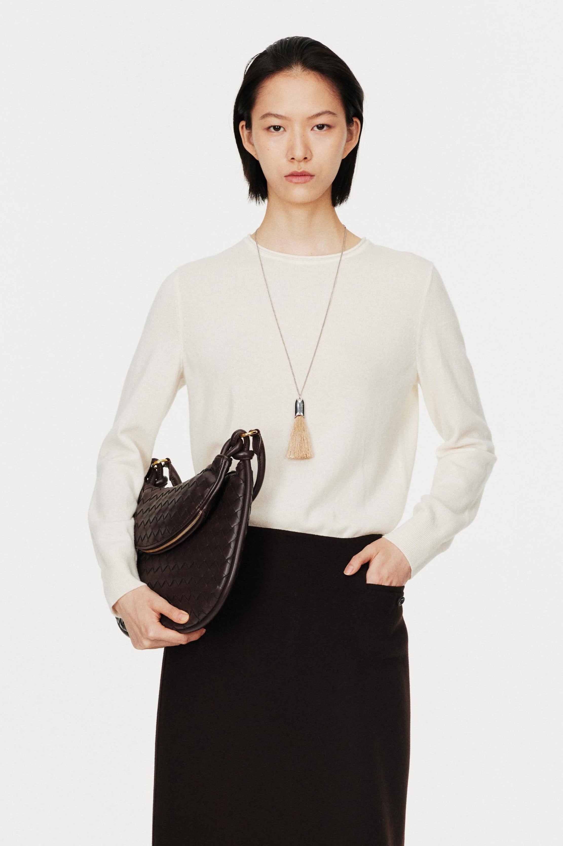 Classic Pure Cashmere Crewneck Sweater