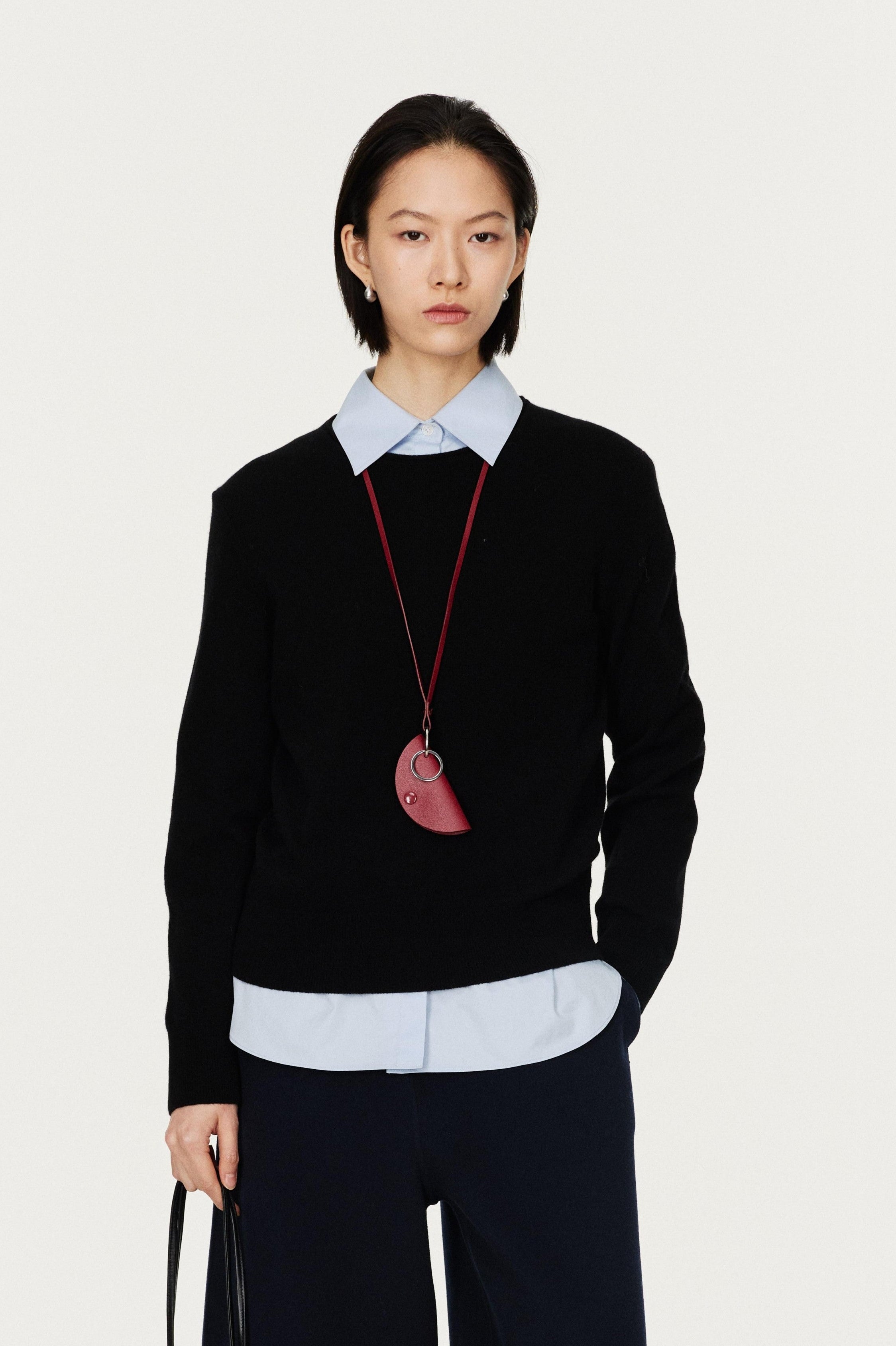 Classic Pure Cashmere Crewneck Sweater
