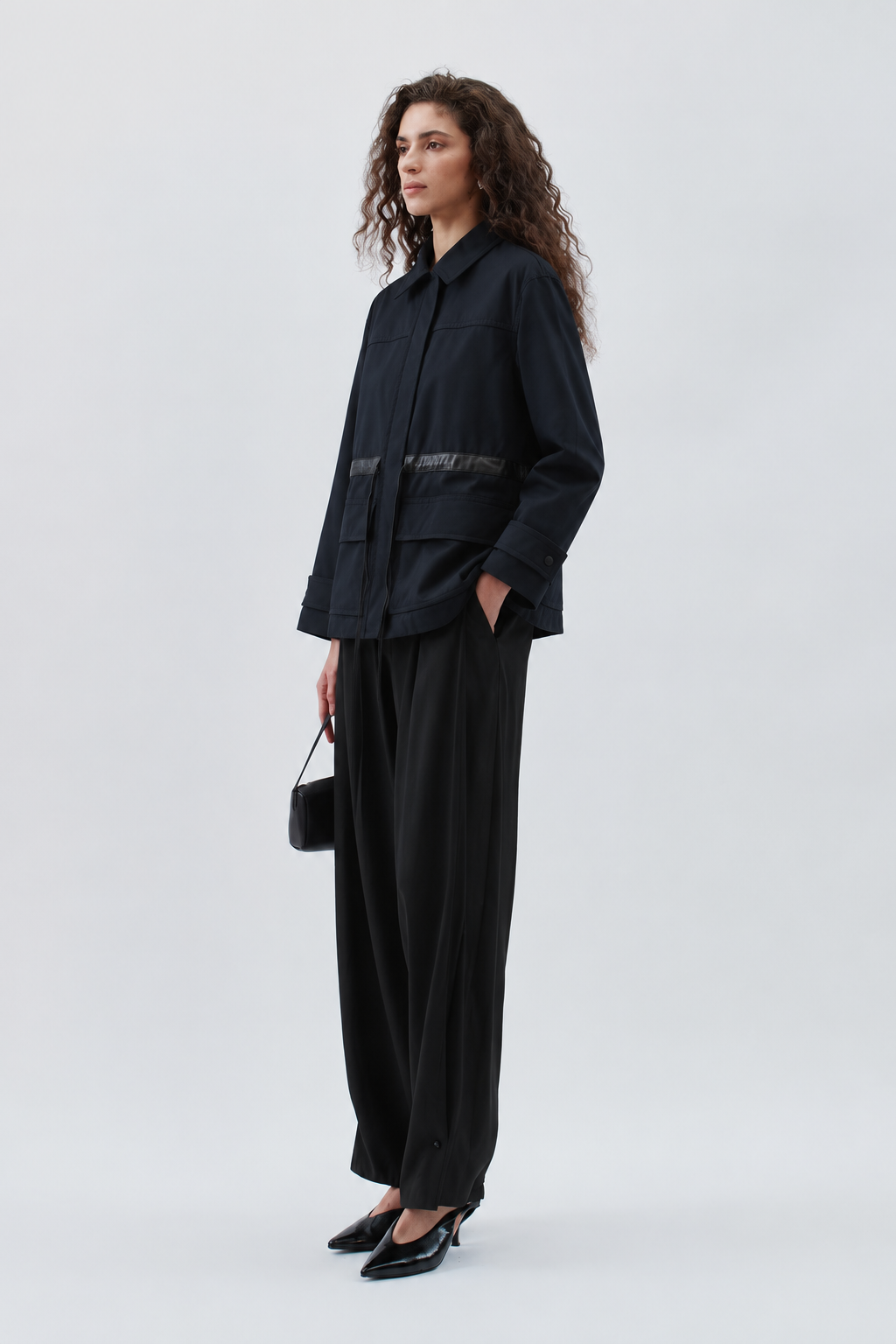 Water-Repellent Drawstring Jacket