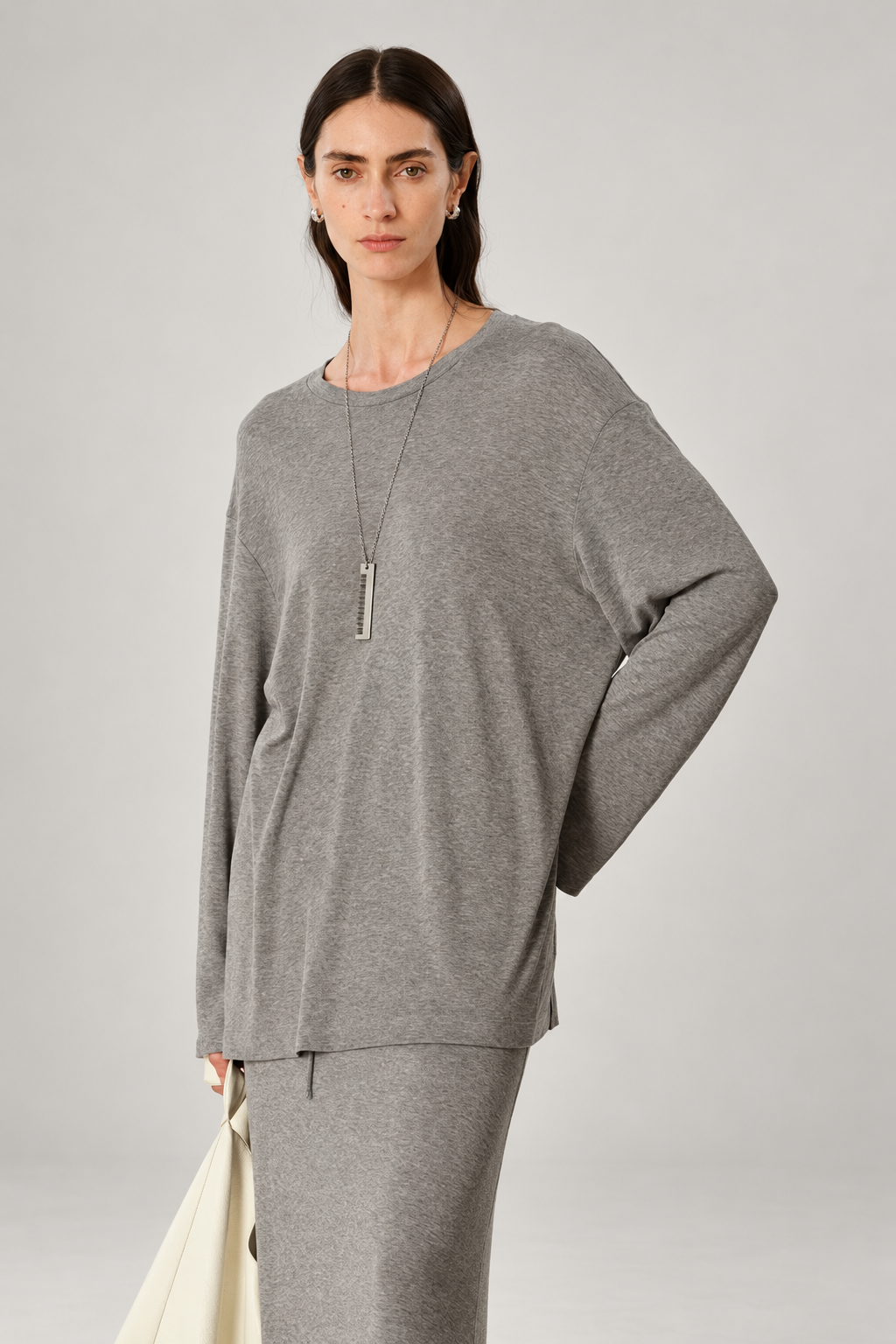 Soft Touch Lyocell-Wool Long Sleeve Tee