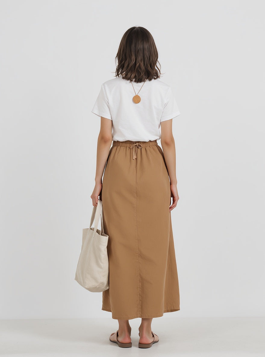 Essential Logo Embroidered Cotton Tee