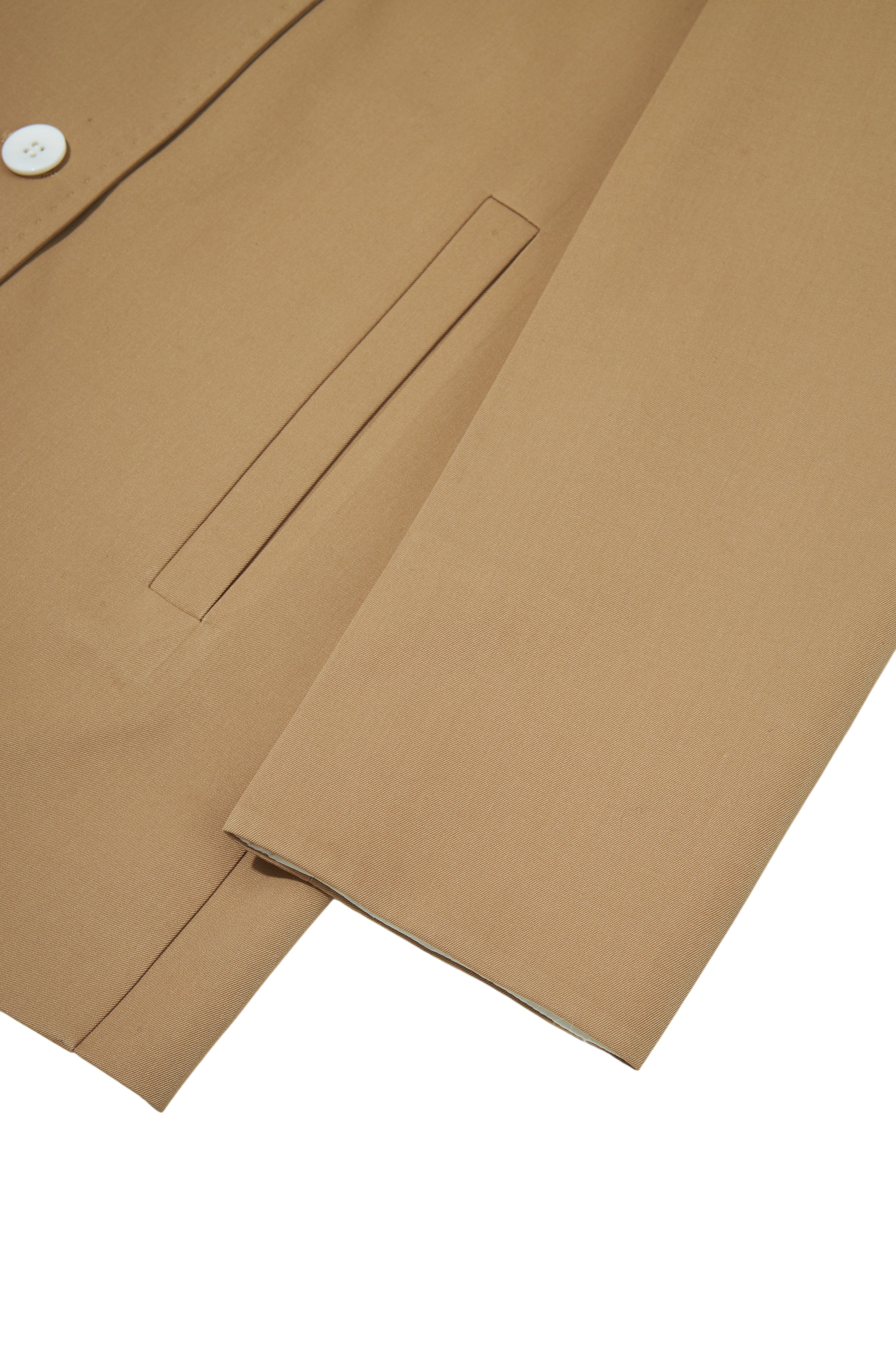 Super 110s Gabardine Double-Breasted Wool Blazer