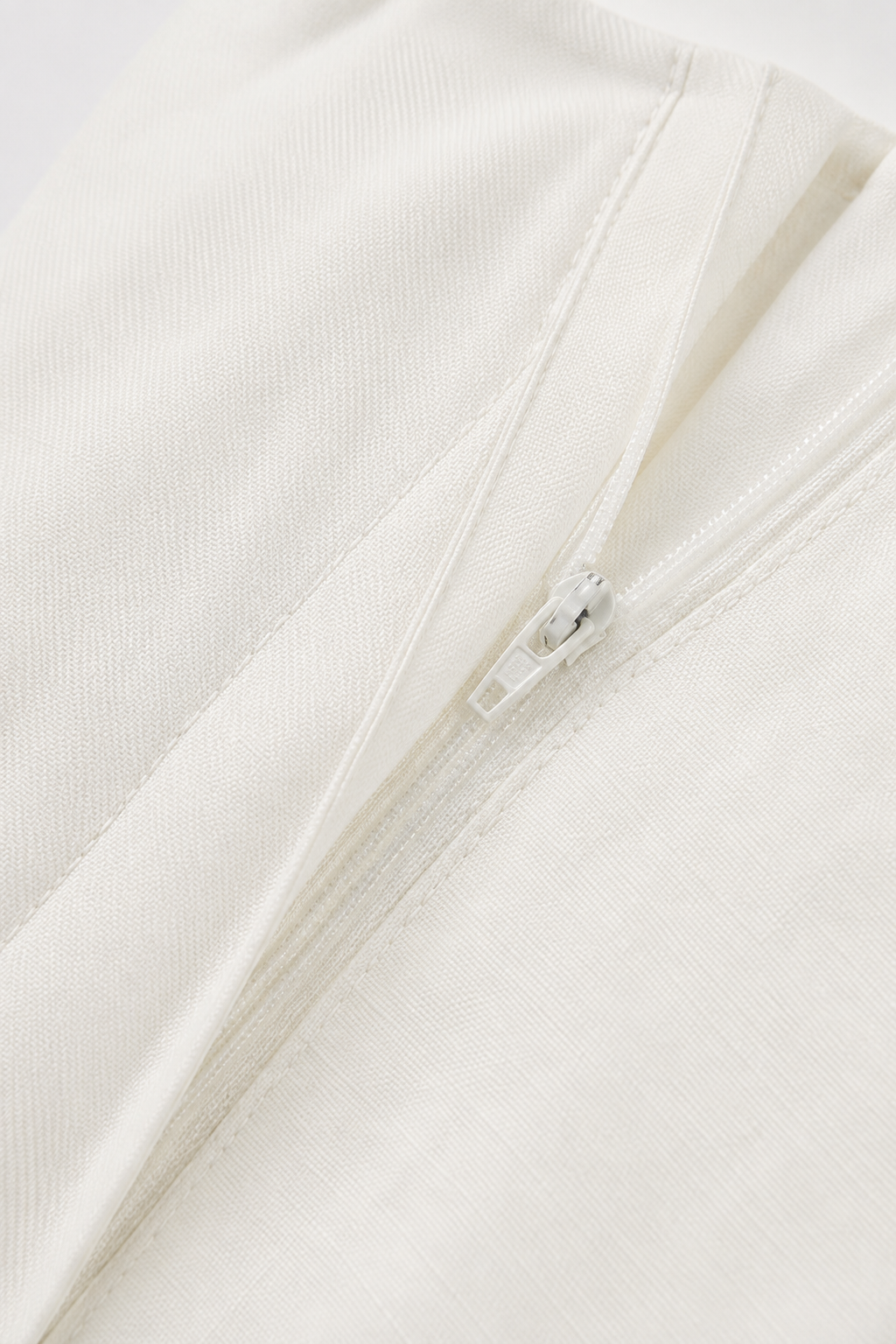 Linen Blend Wide Leg Trousers