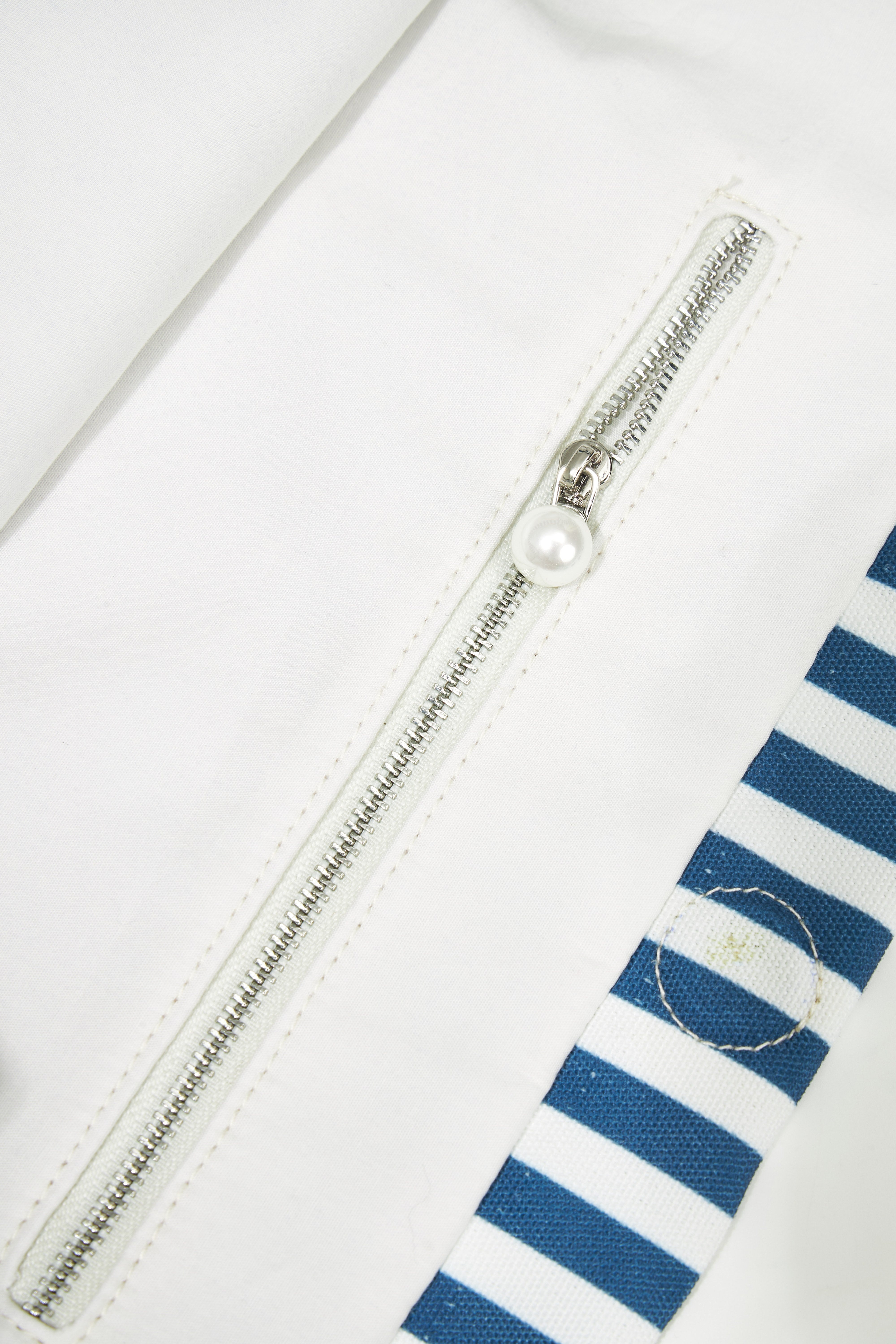 Striped Canvas Tote Bag