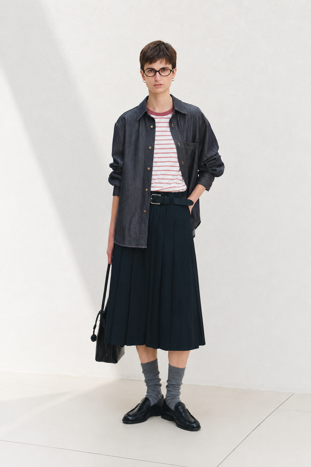 Vintage Wash Lightweight Denim Shirt