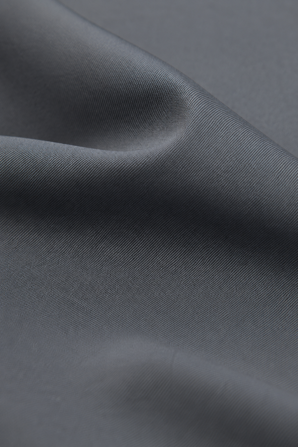 Contrast Waist Wool-Blend Pleated Skirt