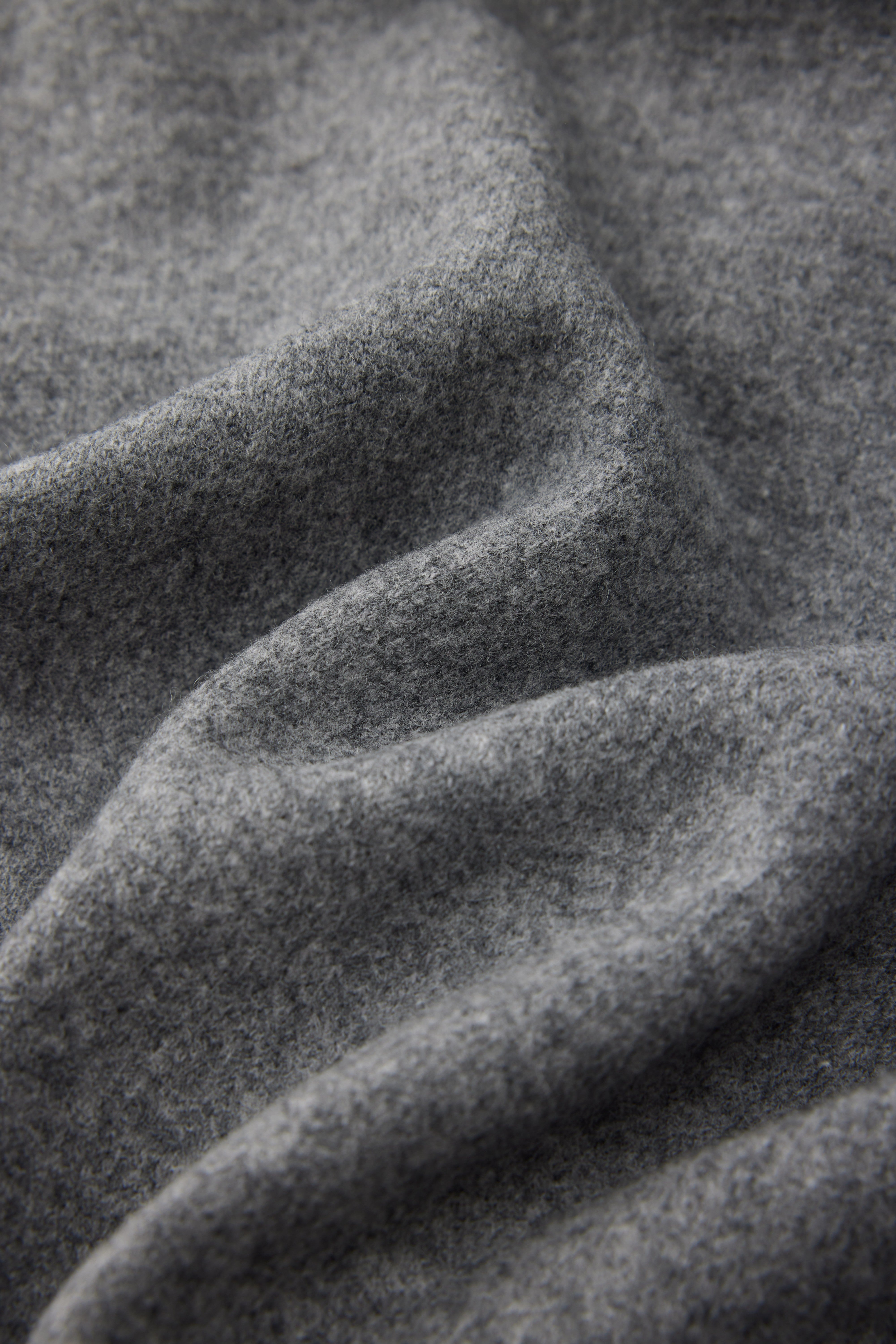 Wool-Cashmere Blend Knit Zip-Up Hoodie