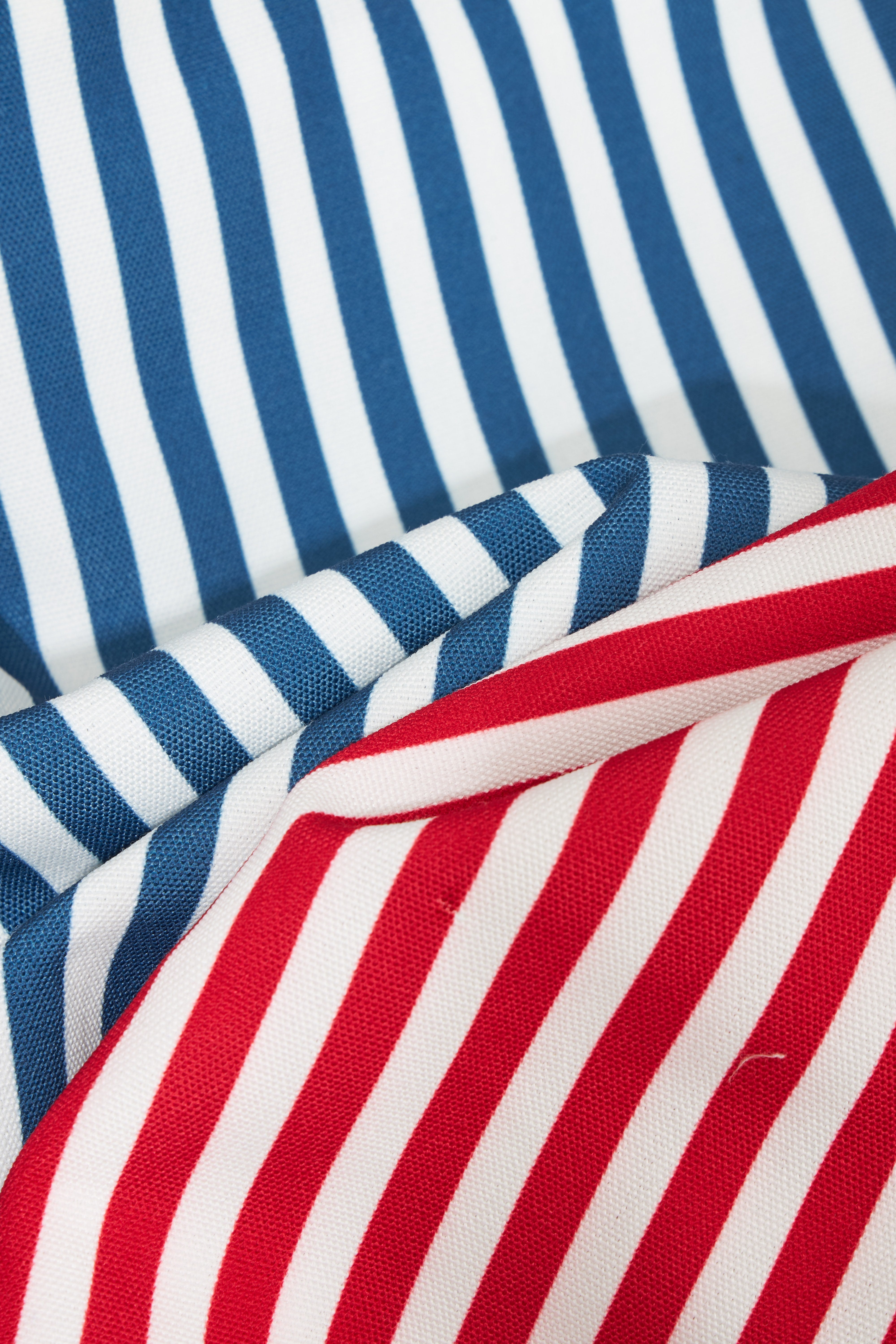 Striped Canvas Tote Bag