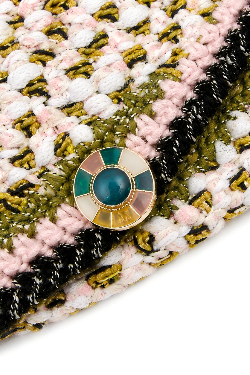 Multi-Tone Bouclé Knit Jacket
