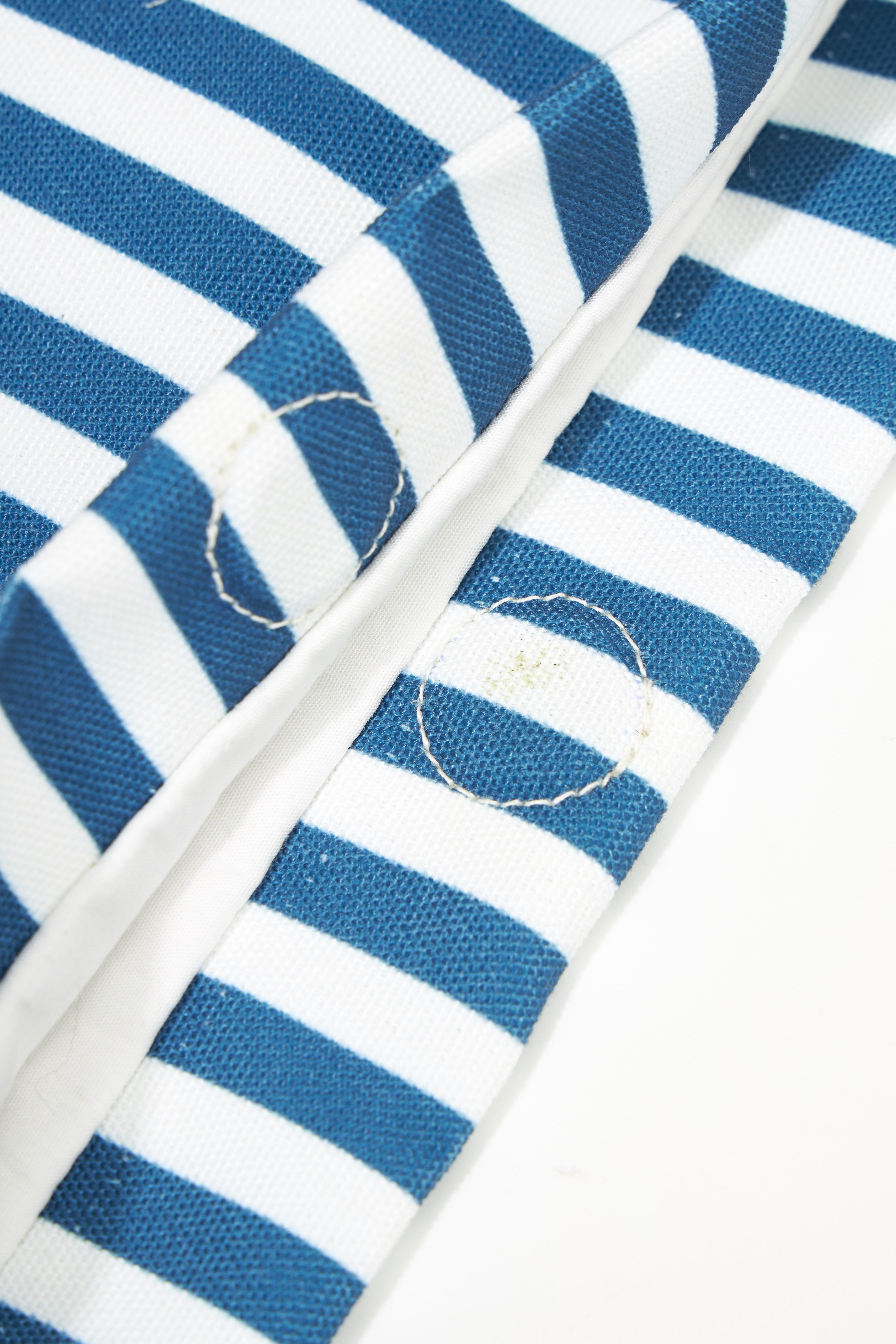 Striped Canvas Tote Bag