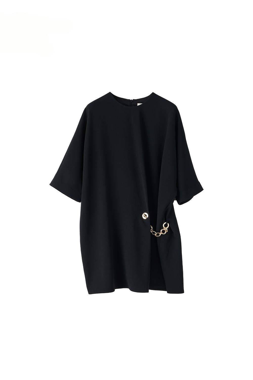 Chain Detail Shift Dress